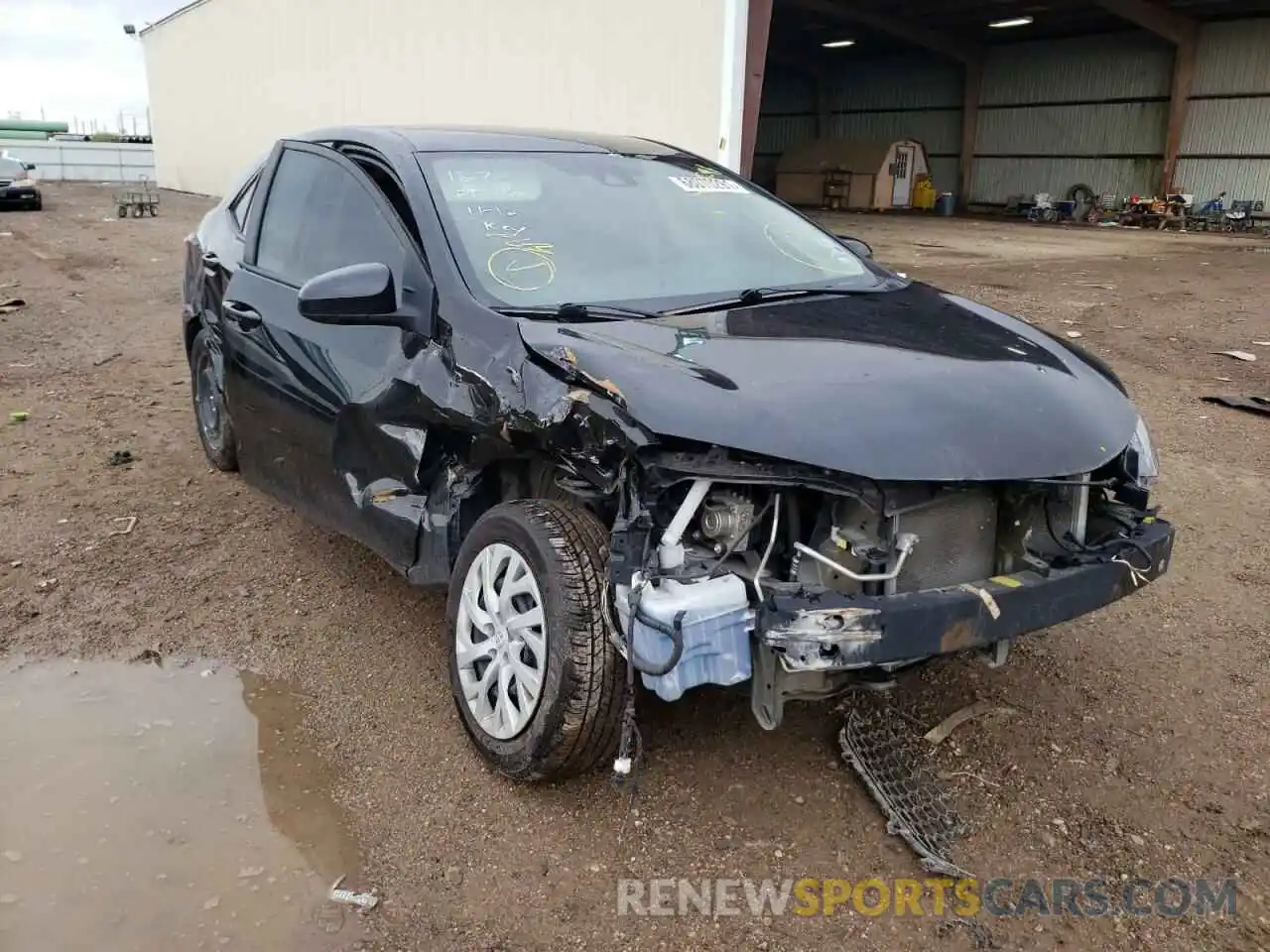 1 Photograph of a damaged car 5YFBURHE2KP900702 TOYOTA COROLLA 2019