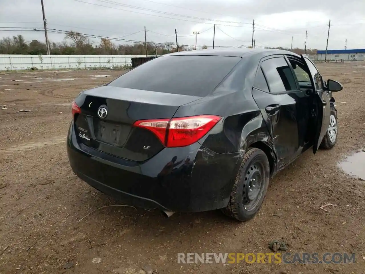 4 Photograph of a damaged car 5YFBURHE2KP900702 TOYOTA COROLLA 2019