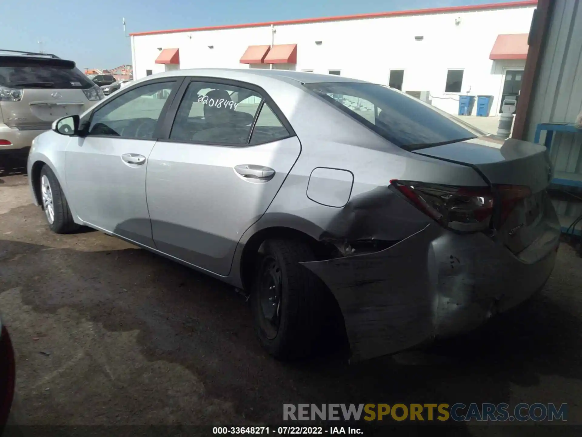 3 Photograph of a damaged car 5YFBURHE2KP901185 TOYOTA COROLLA 2019