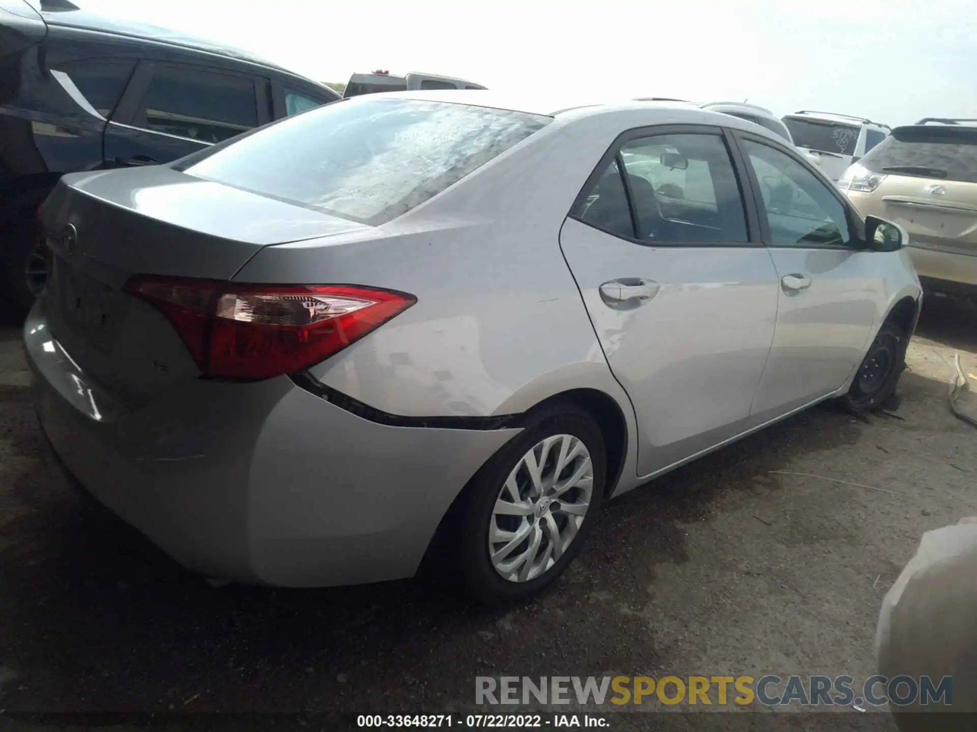 4 Photograph of a damaged car 5YFBURHE2KP901185 TOYOTA COROLLA 2019