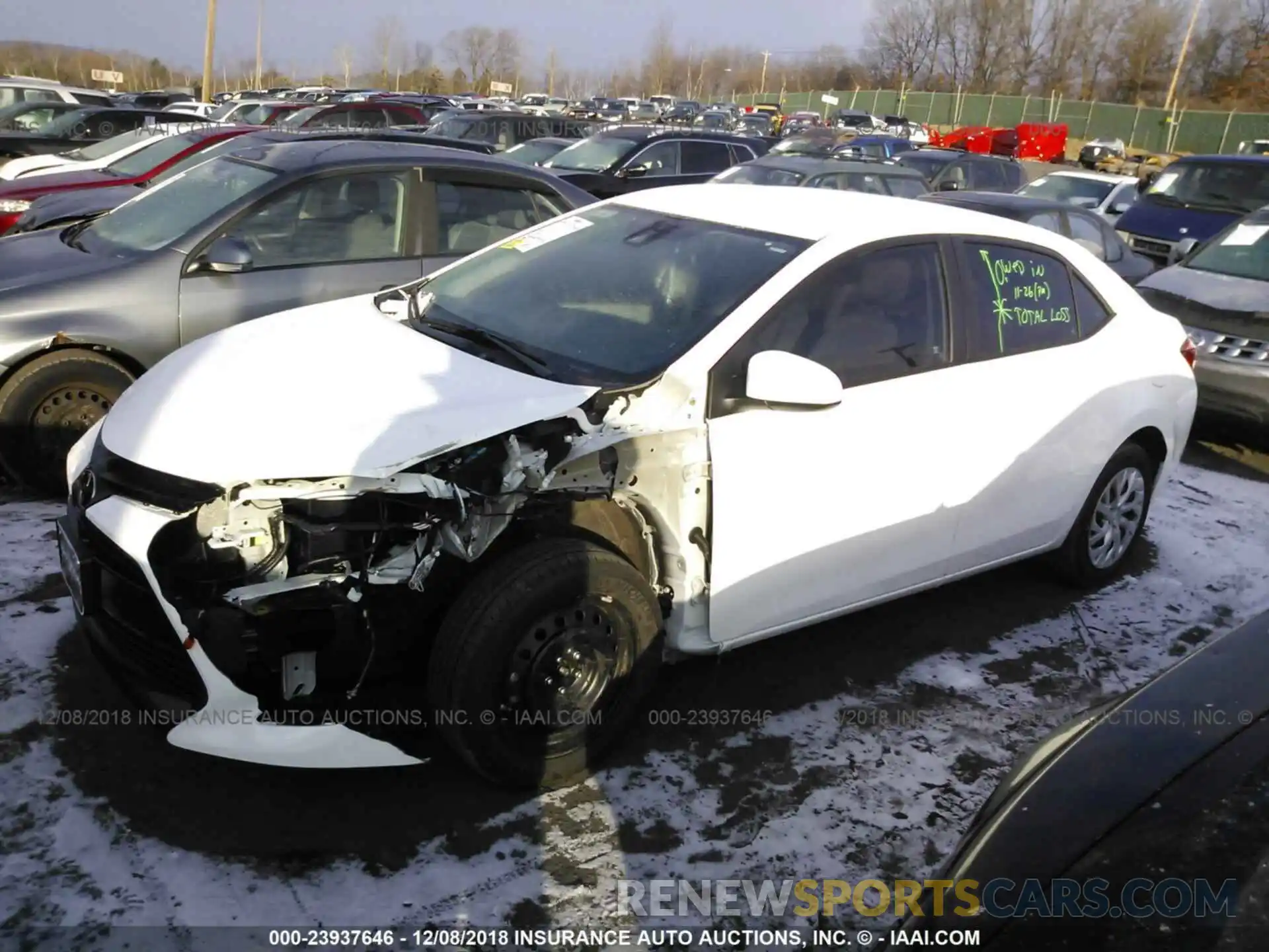 2 Photograph of a damaged car 5YFBURHE2KP901588 TOYOTA COROLLA 2019