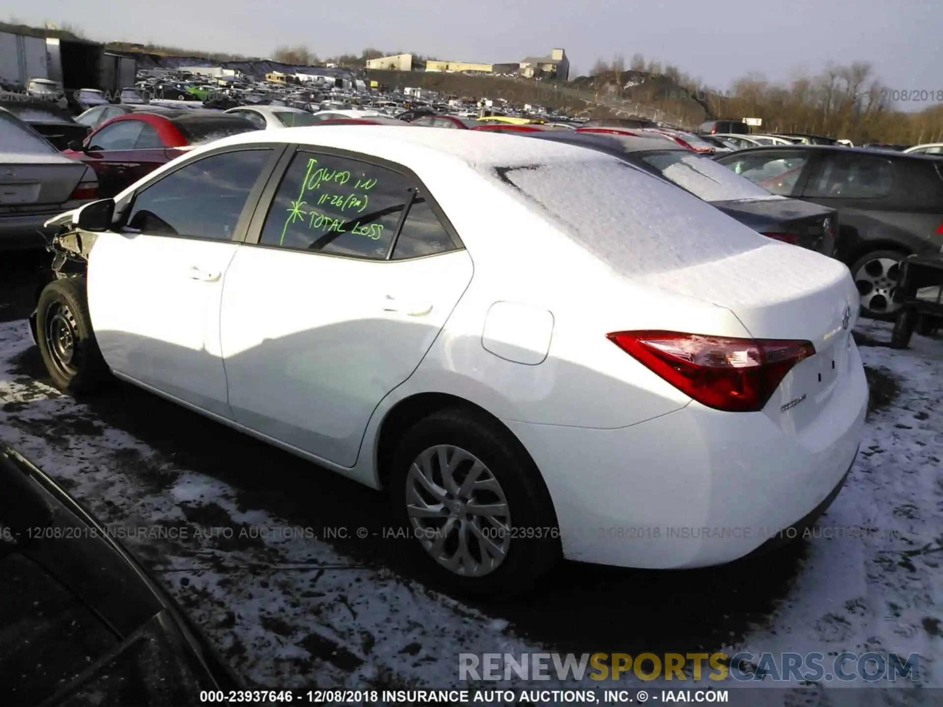 3 Photograph of a damaged car 5YFBURHE2KP901588 TOYOTA COROLLA 2019