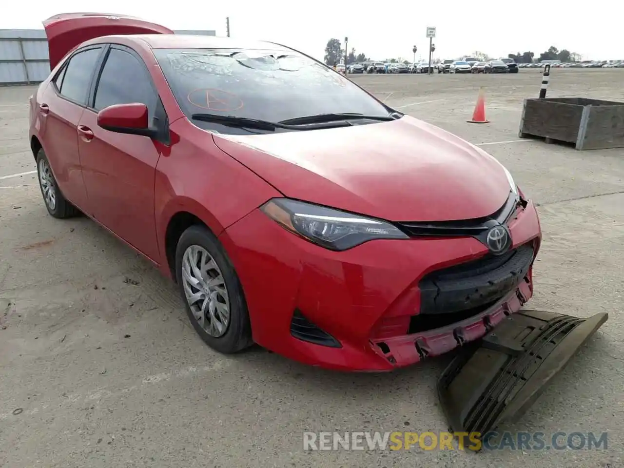 1 Photograph of a damaged car 5YFBURHE2KP902059 TOYOTA COROLLA 2019