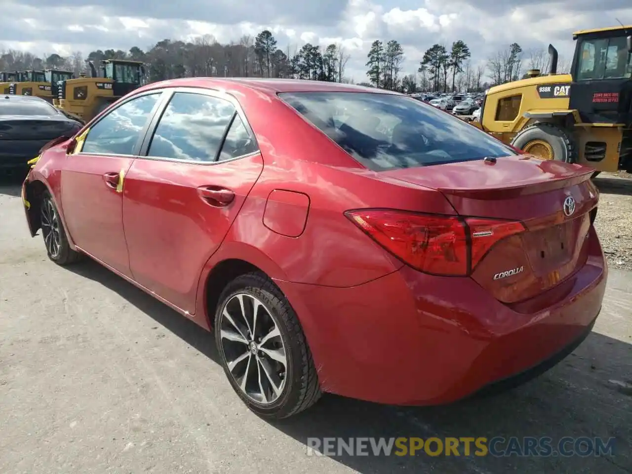 3 Photograph of a damaged car 5YFBURHE2KP902126 TOYOTA COROLLA 2019