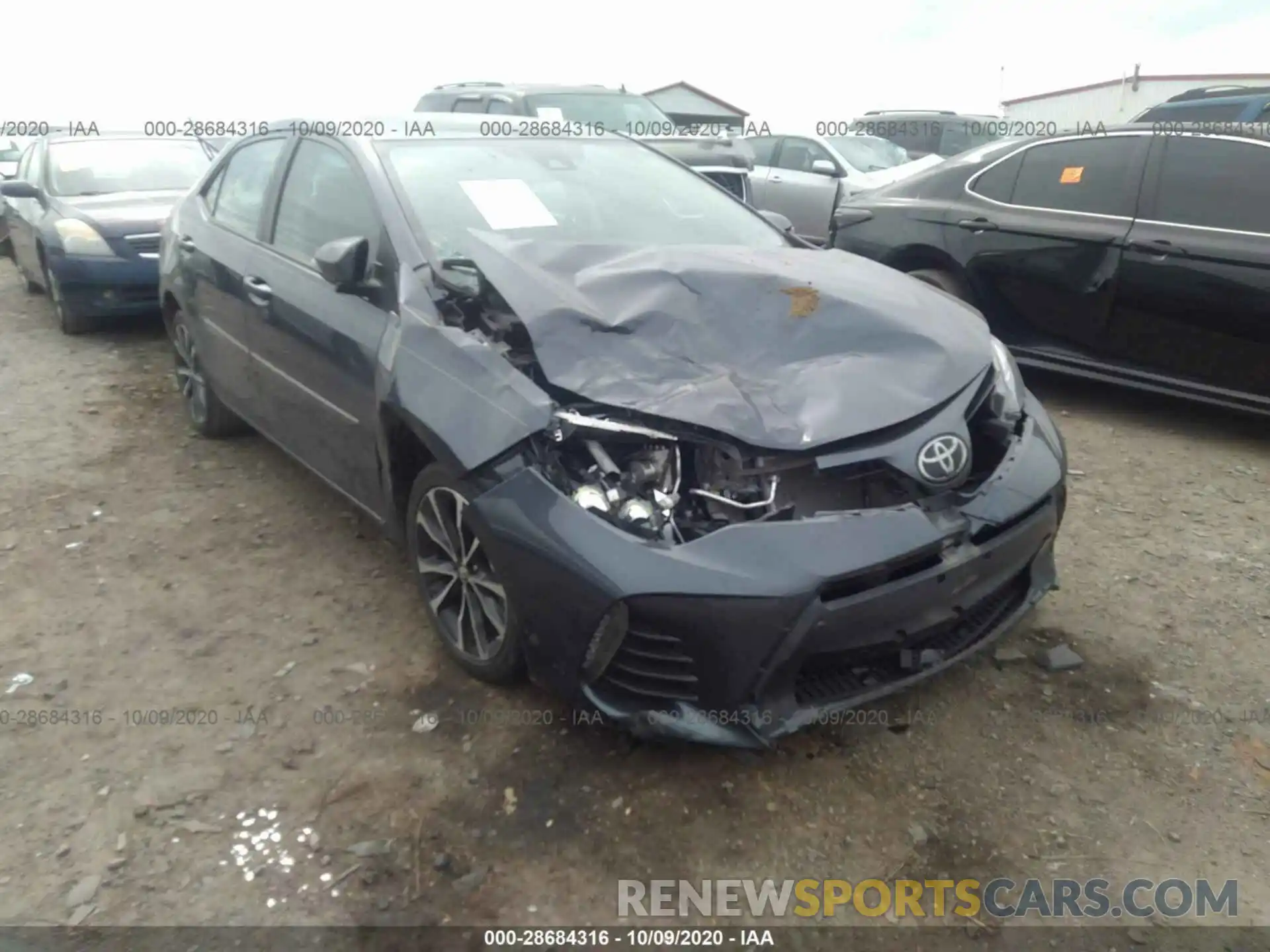 1 Photograph of a damaged car 5YFBURHE2KP902157 TOYOTA COROLLA 2019