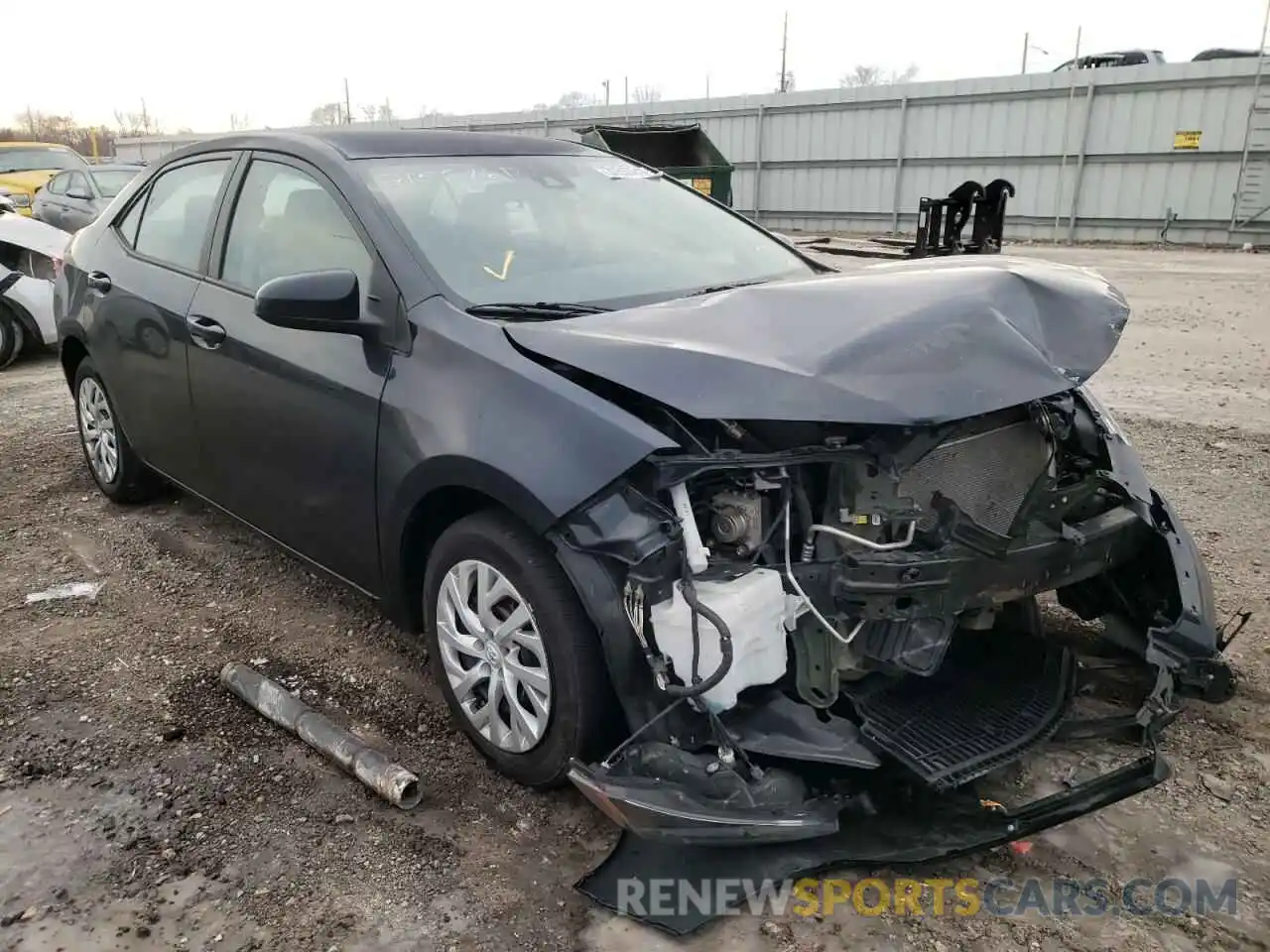 1 Photograph of a damaged car 5YFBURHE2KP902336 TOYOTA COROLLA 2019