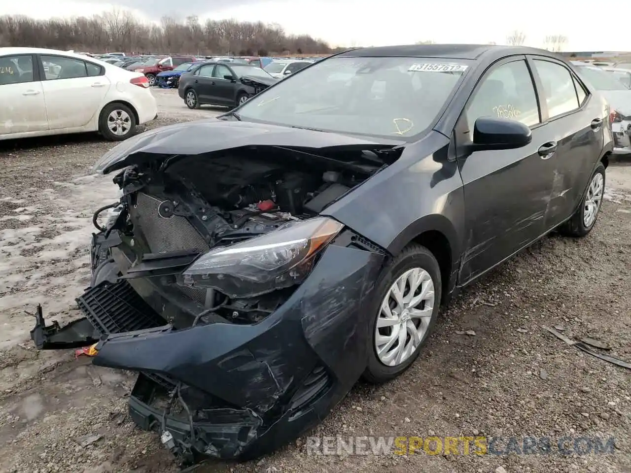 2 Photograph of a damaged car 5YFBURHE2KP902336 TOYOTA COROLLA 2019