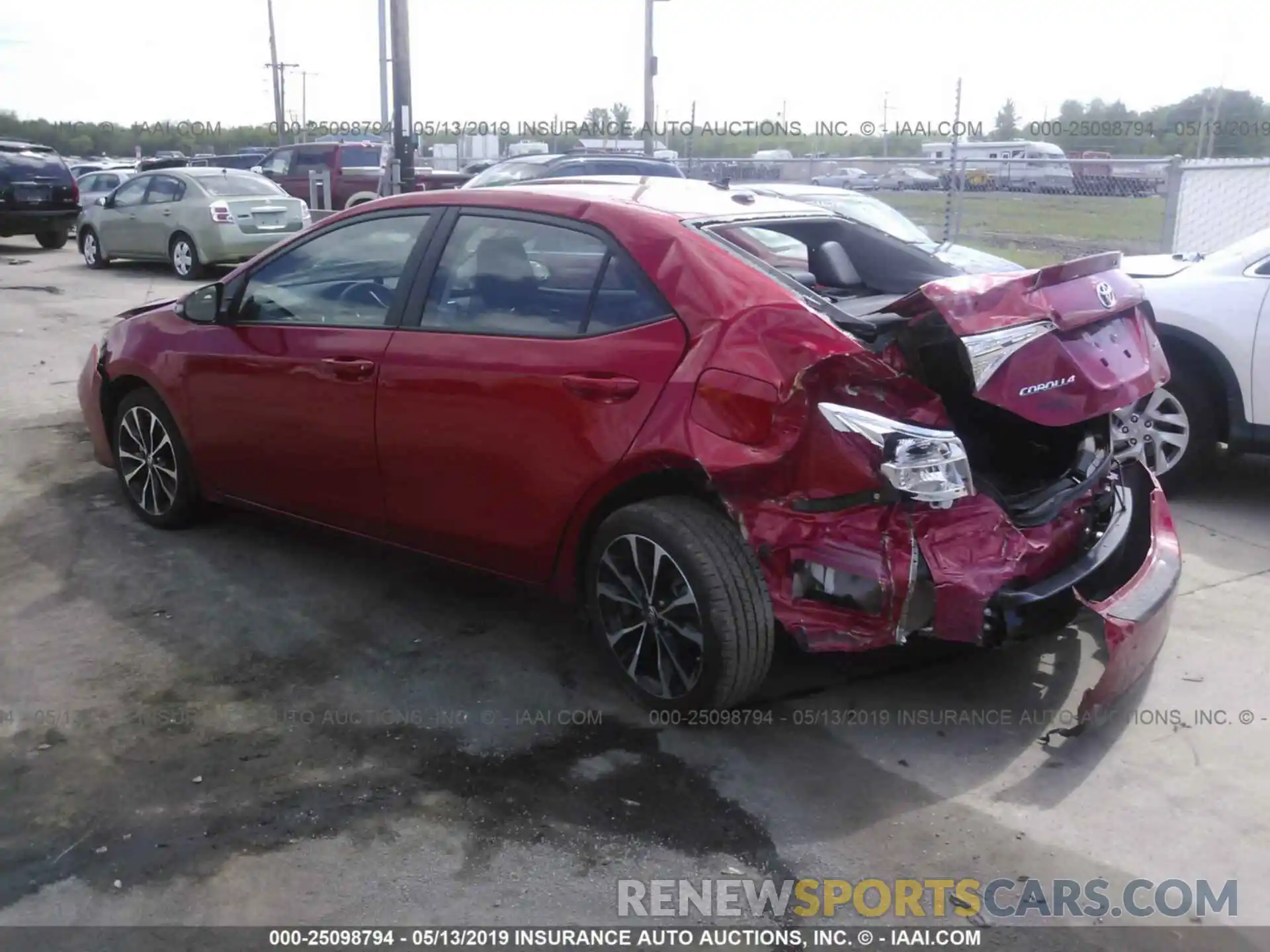 3 Photograph of a damaged car 5YFBURHE2KP902546 TOYOTA COROLLA 2019