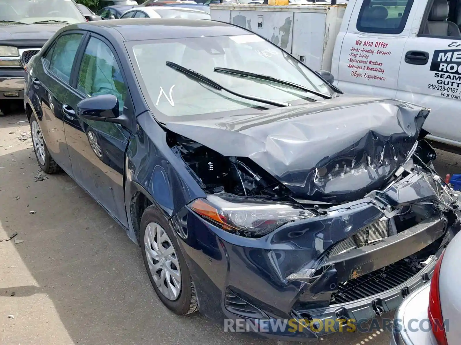 1 Photograph of a damaged car 5YFBURHE2KP902580 TOYOTA COROLLA 2019