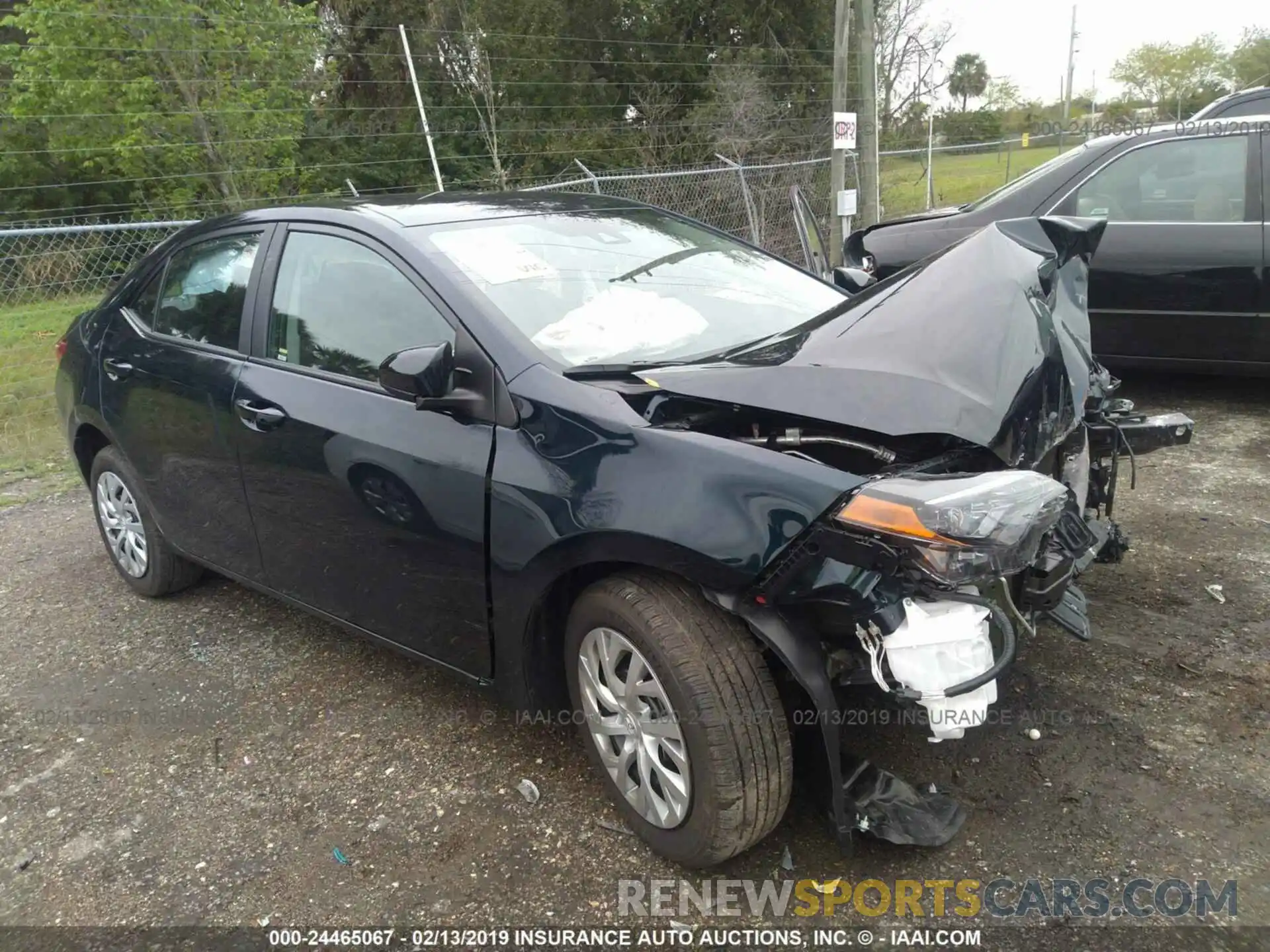 1 Photograph of a damaged car 5YFBURHE2KP903339 TOYOTA COROLLA 2019