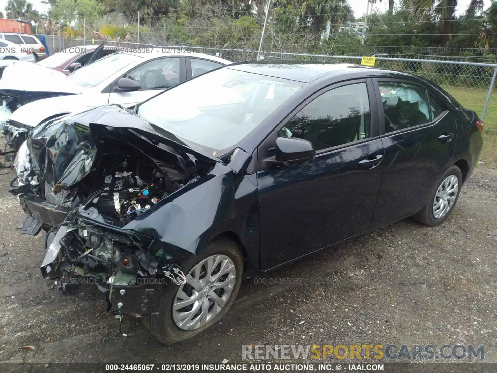 2 Photograph of a damaged car 5YFBURHE2KP903339 TOYOTA COROLLA 2019