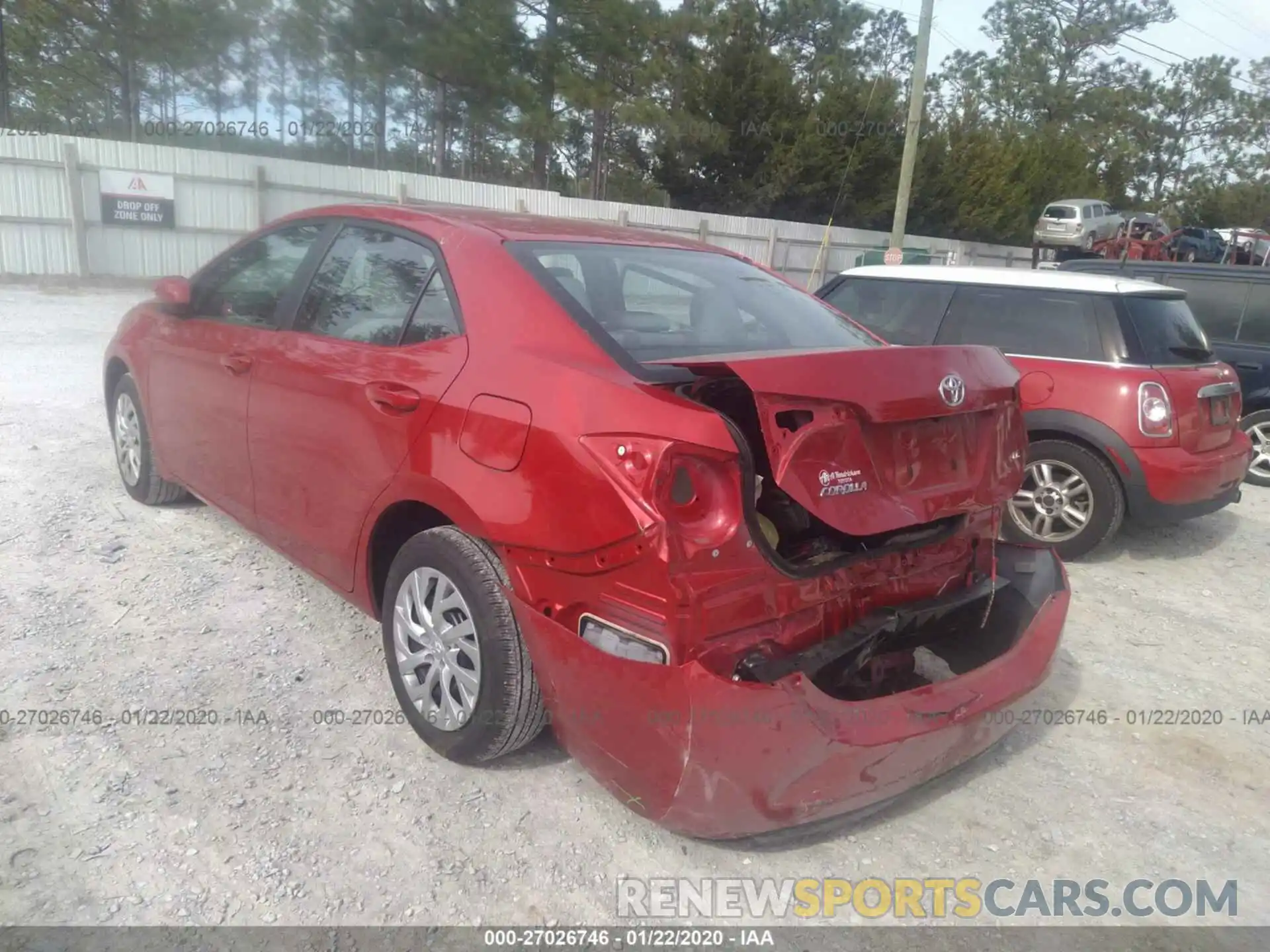 3 Photograph of a damaged car 5YFBURHE2KP903616 TOYOTA COROLLA 2019