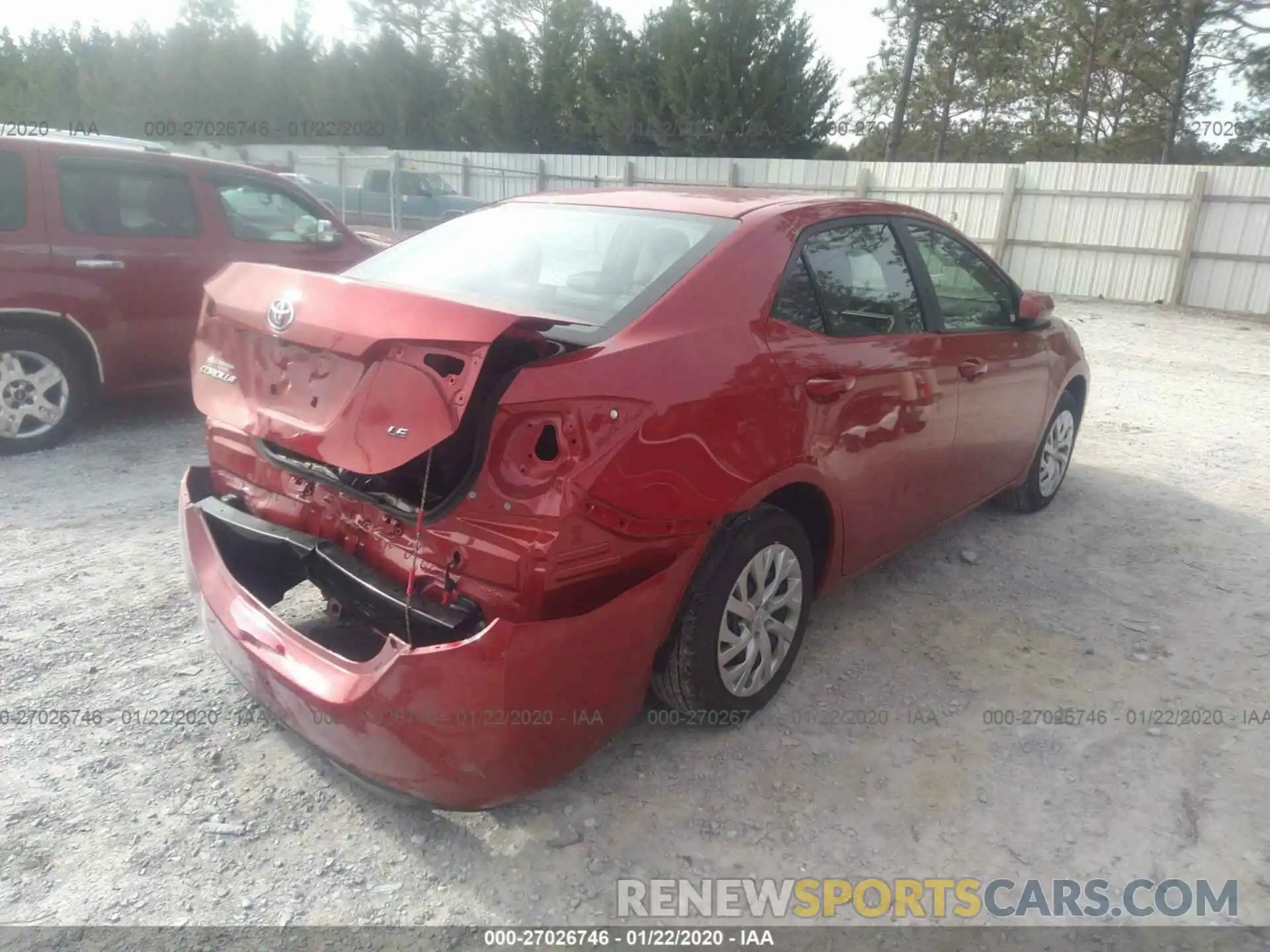 4 Photograph of a damaged car 5YFBURHE2KP903616 TOYOTA COROLLA 2019