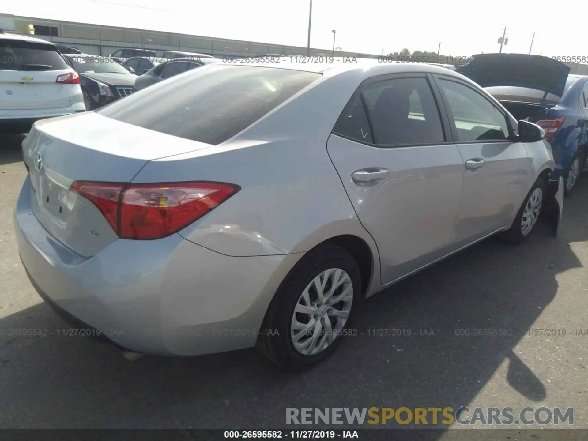 4 Photograph of a damaged car 5YFBURHE2KP903793 TOYOTA COROLLA 2019