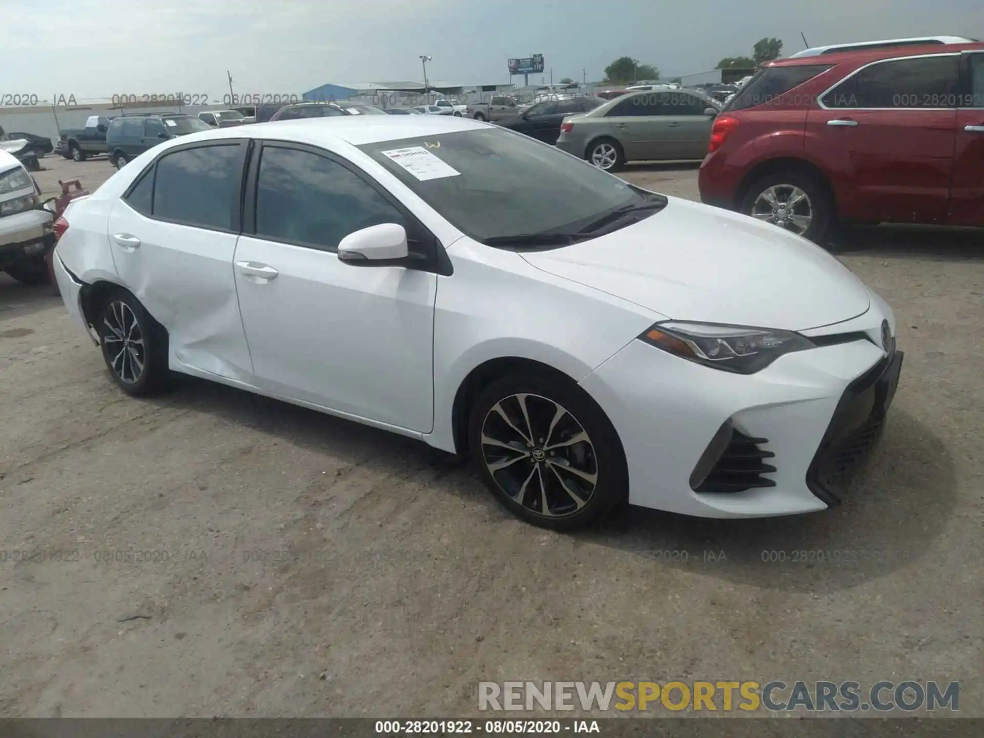 1 Photograph of a damaged car 5YFBURHE2KP904006 TOYOTA COROLLA 2019