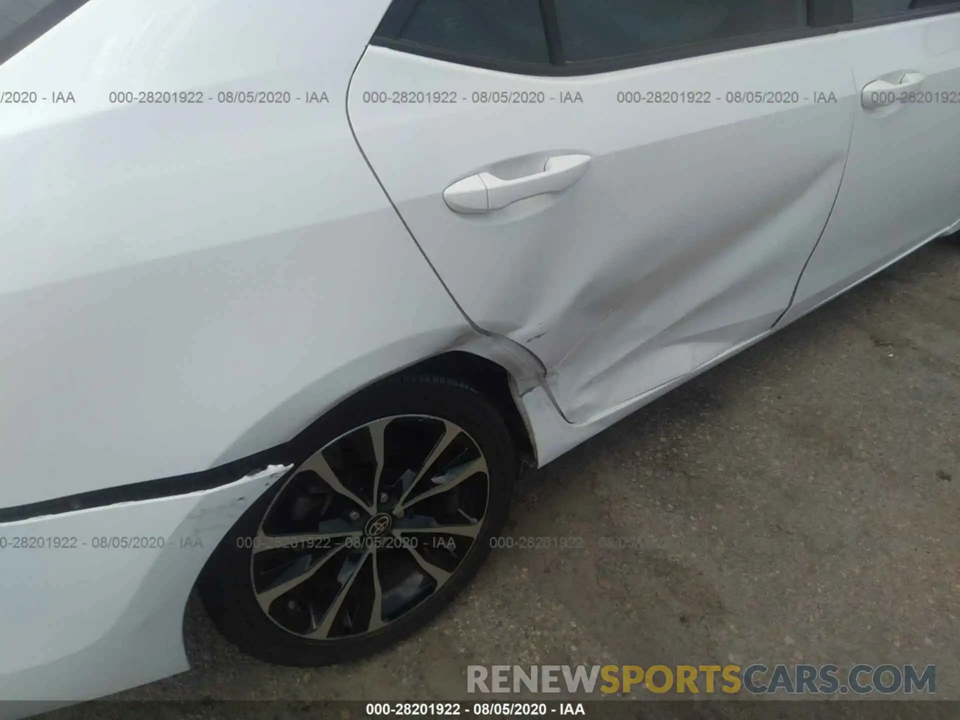 6 Photograph of a damaged car 5YFBURHE2KP904006 TOYOTA COROLLA 2019