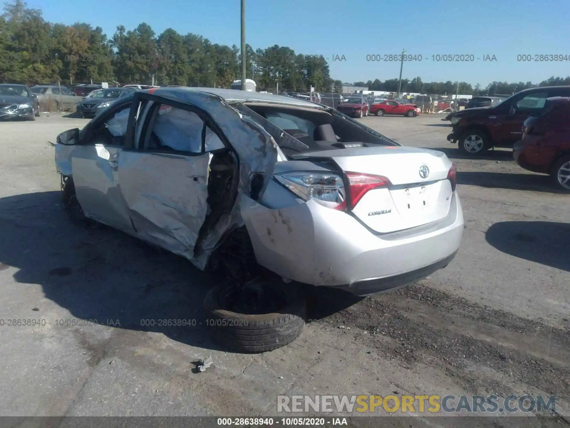 3 Photograph of a damaged car 5YFBURHE2KP904491 TOYOTA COROLLA 2019