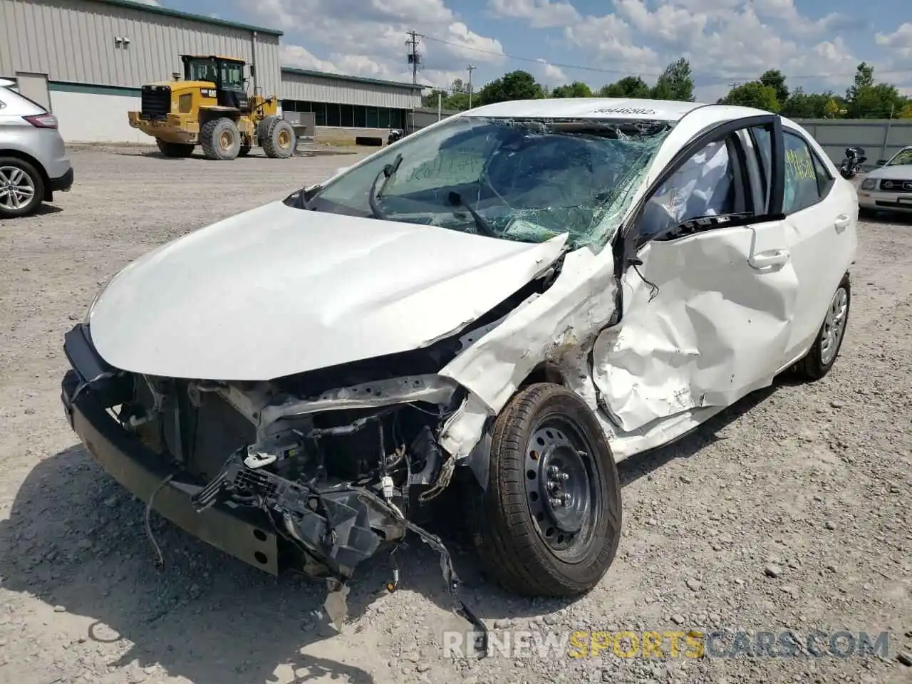 2 Photograph of a damaged car 5YFBURHE2KP904586 TOYOTA COROLLA 2019