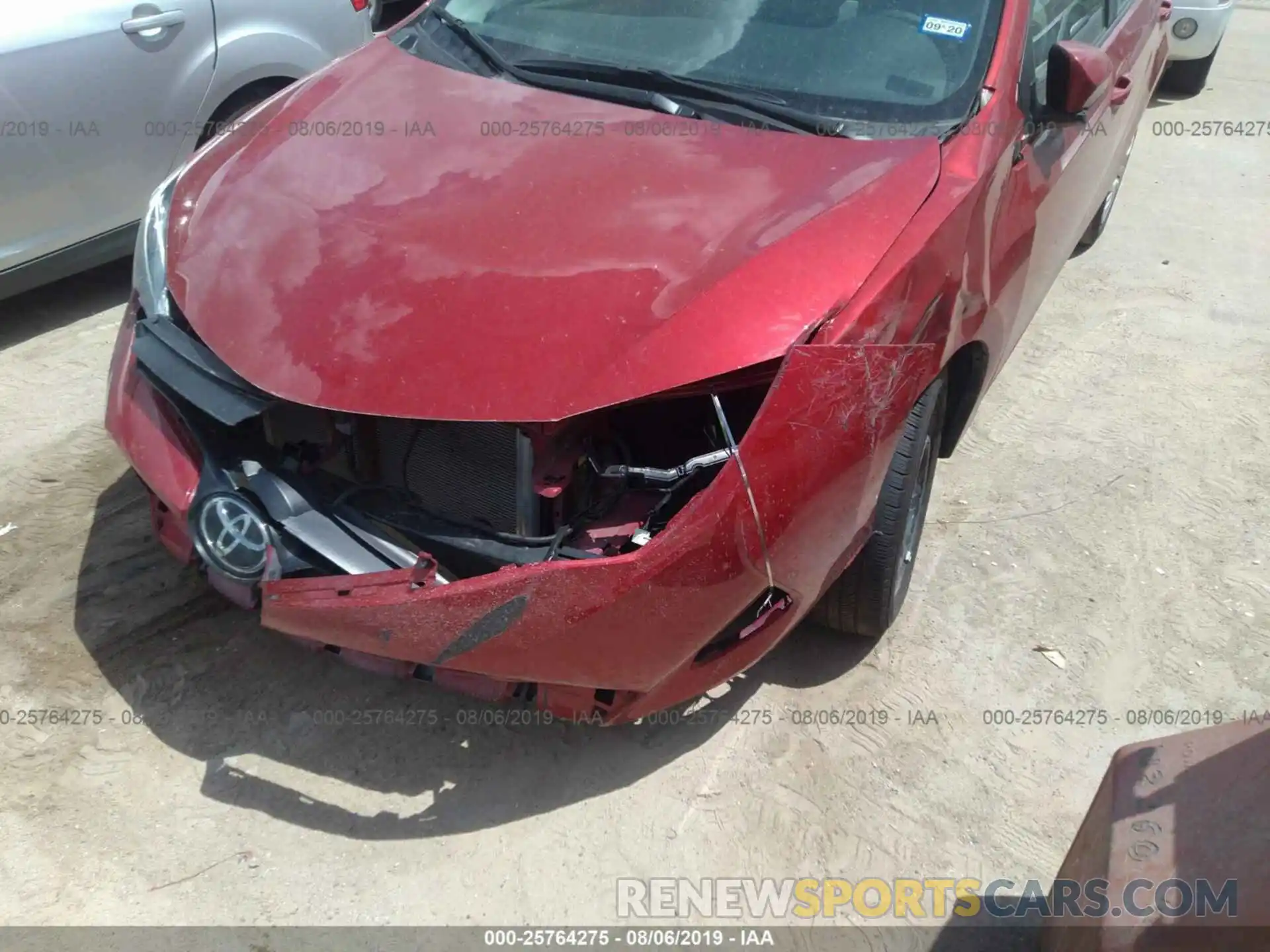 6 Photograph of a damaged car 5YFBURHE2KP905186 TOYOTA COROLLA 2019