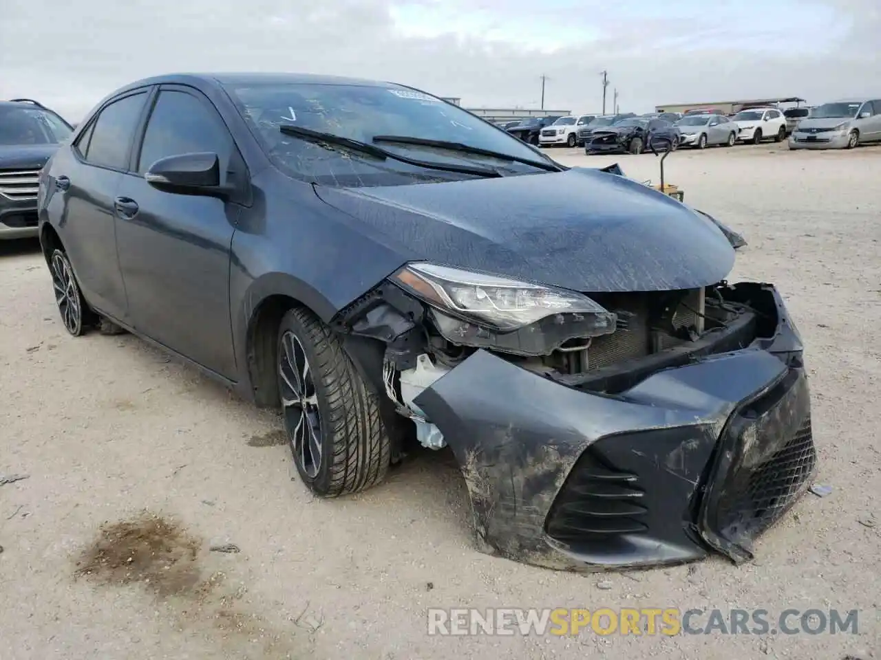 1 Photograph of a damaged car 5YFBURHE2KP905270 TOYOTA COROLLA 2019