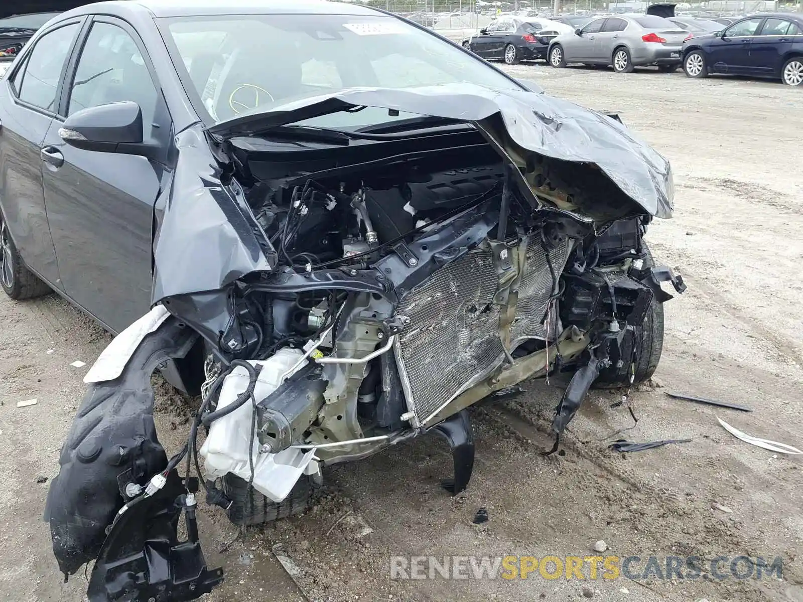 9 Photograph of a damaged car 5YFBURHE2KP905382 TOYOTA COROLLA 2019