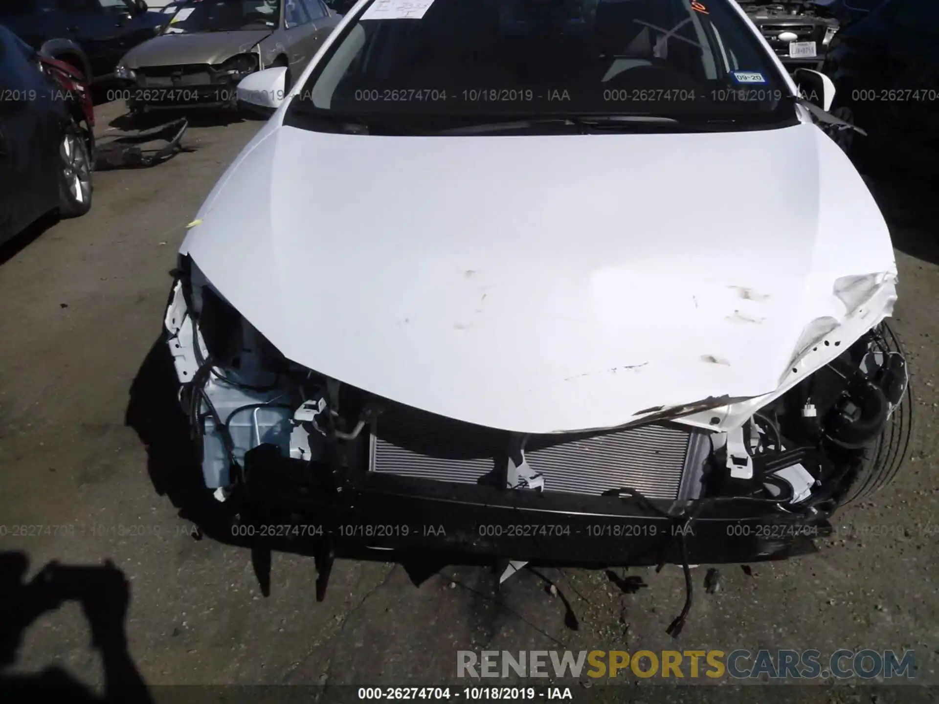 6 Photograph of a damaged car 5YFBURHE2KP905544 TOYOTA COROLLA 2019