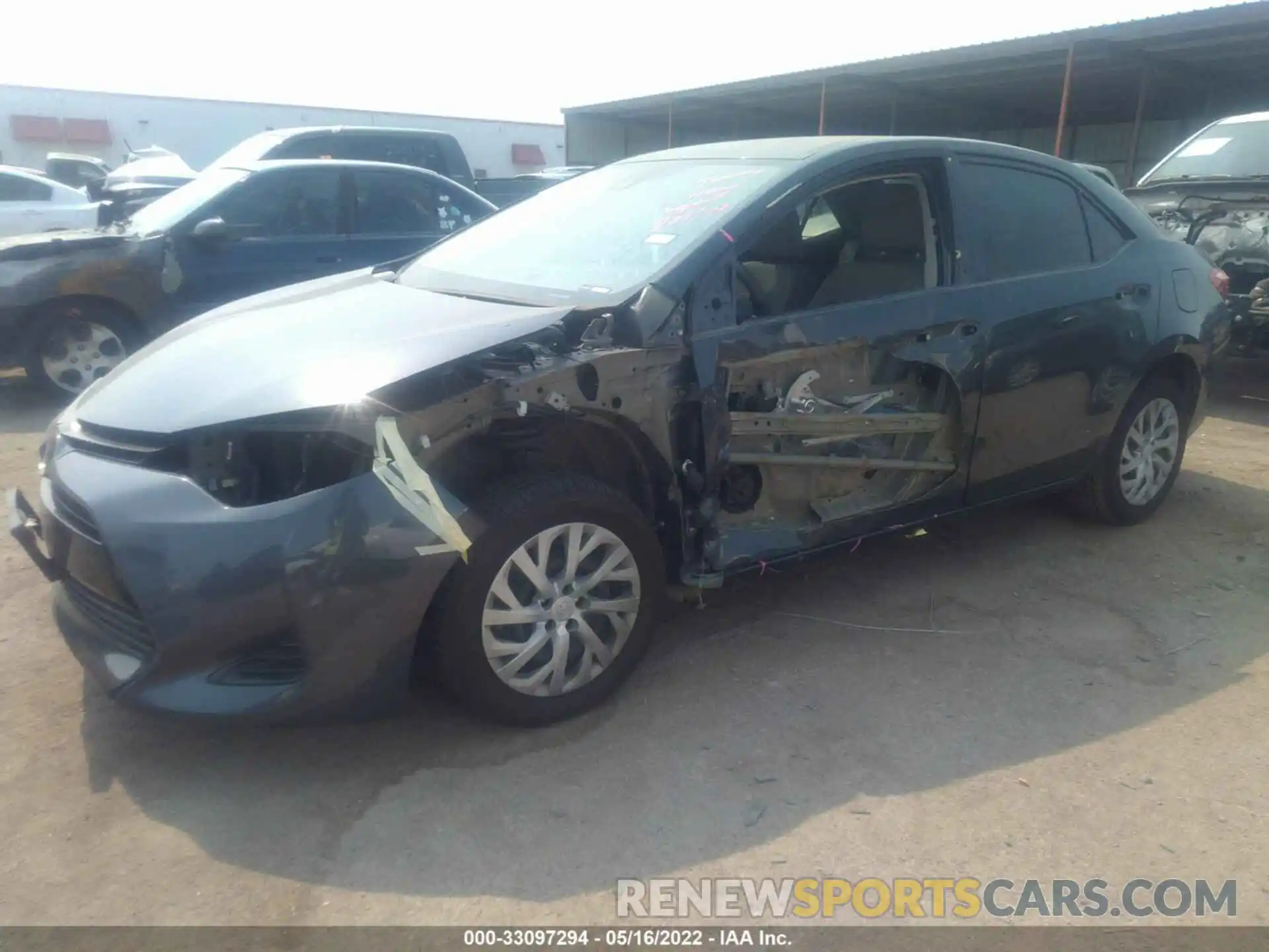 2 Photograph of a damaged car 5YFBURHE2KP905687 TOYOTA COROLLA 2019