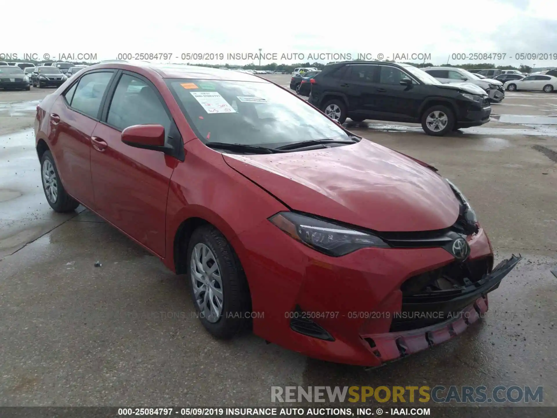 1 Photograph of a damaged car 5YFBURHE2KP905768 TOYOTA COROLLA 2019