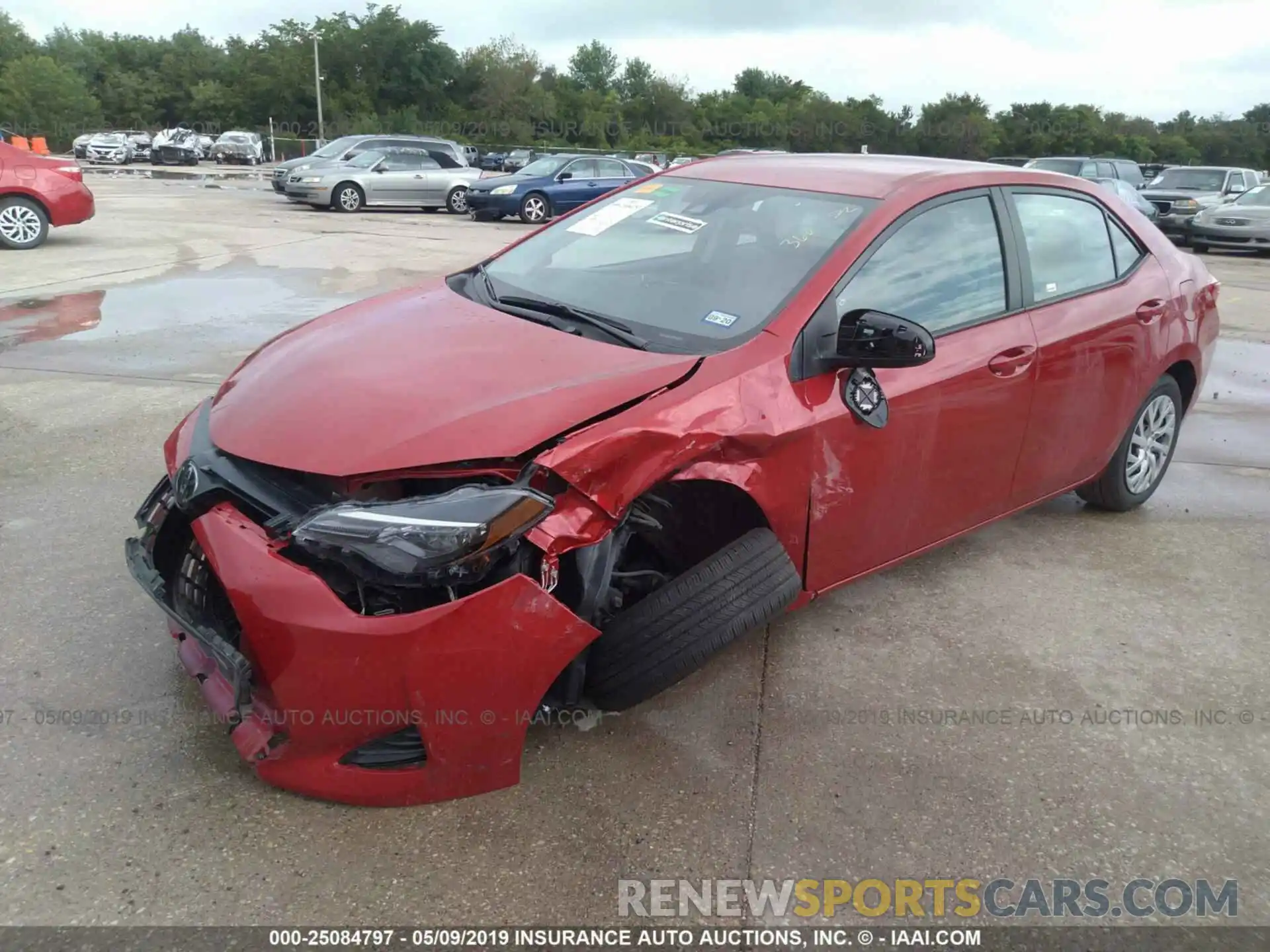 2 Photograph of a damaged car 5YFBURHE2KP905768 TOYOTA COROLLA 2019