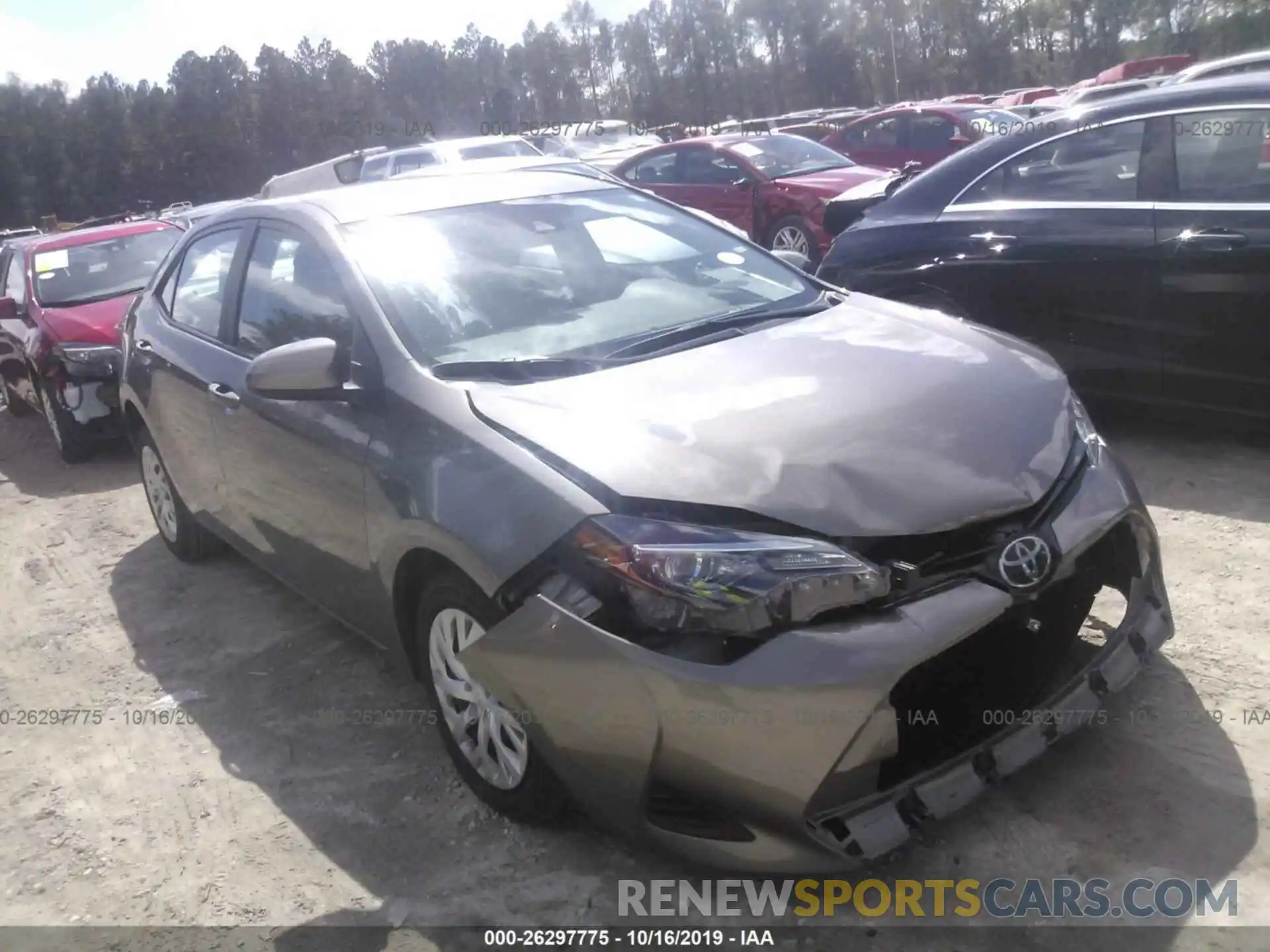 1 Photograph of a damaged car 5YFBURHE2KP907469 TOYOTA COROLLA 2019