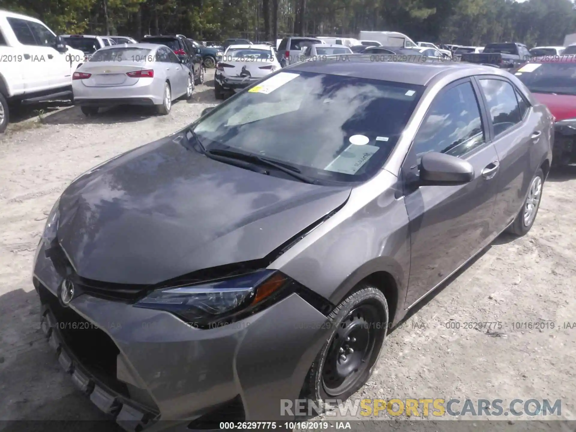 2 Photograph of a damaged car 5YFBURHE2KP907469 TOYOTA COROLLA 2019