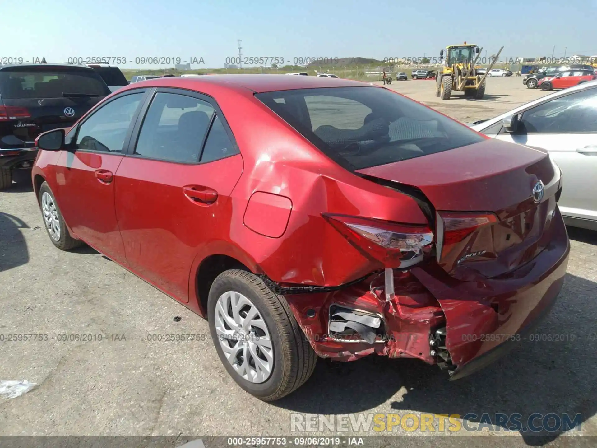 3 Photograph of a damaged car 5YFBURHE2KP908184 TOYOTA COROLLA 2019