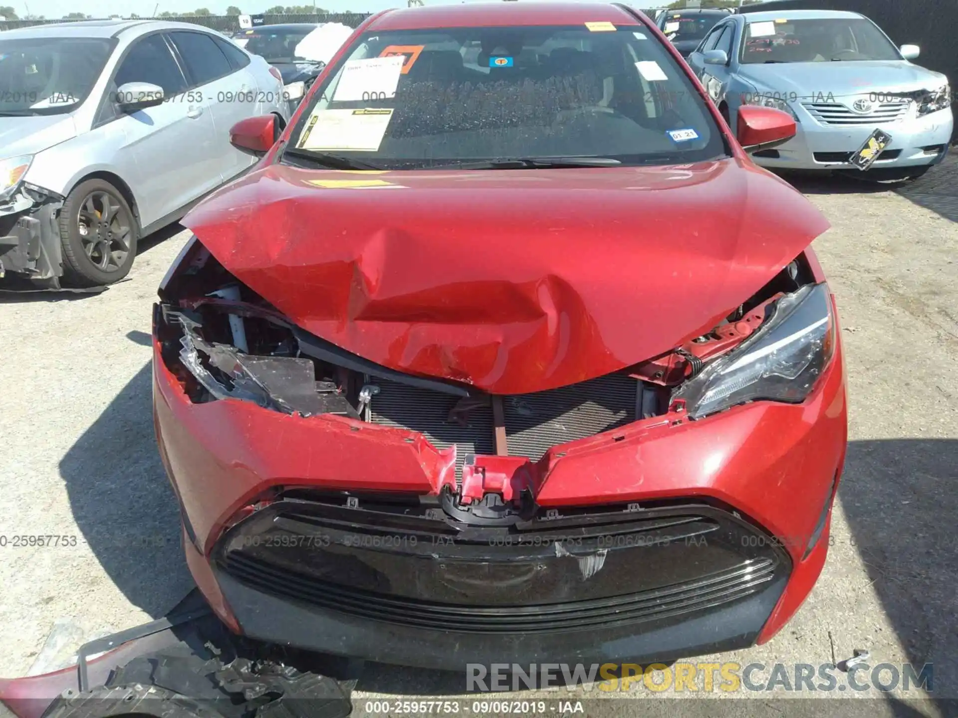 6 Photograph of a damaged car 5YFBURHE2KP908184 TOYOTA COROLLA 2019