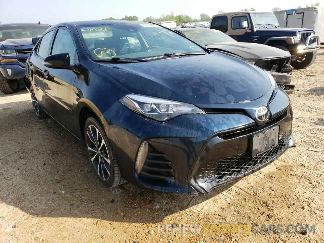 1 Photograph of a damaged car 5YFBURHE2KP908685 TOYOTA COROLLA 2019