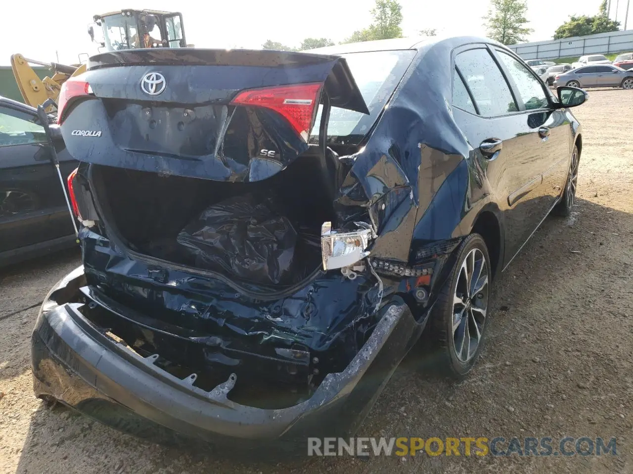 4 Photograph of a damaged car 5YFBURHE2KP908685 TOYOTA COROLLA 2019