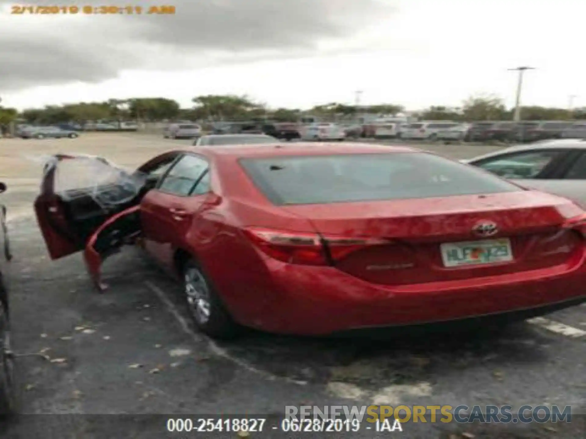 3 Photograph of a damaged car 5YFBURHE2KP908878 TOYOTA COROLLA 2019