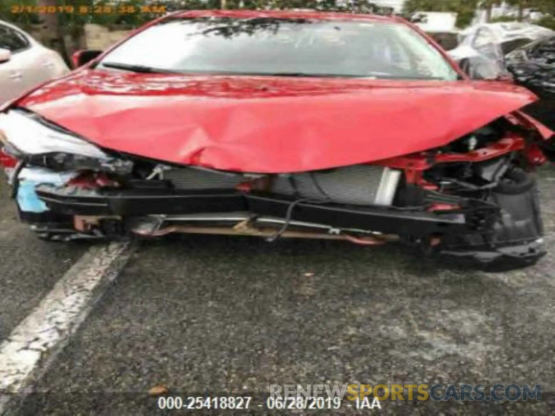 6 Photograph of a damaged car 5YFBURHE2KP908878 TOYOTA COROLLA 2019