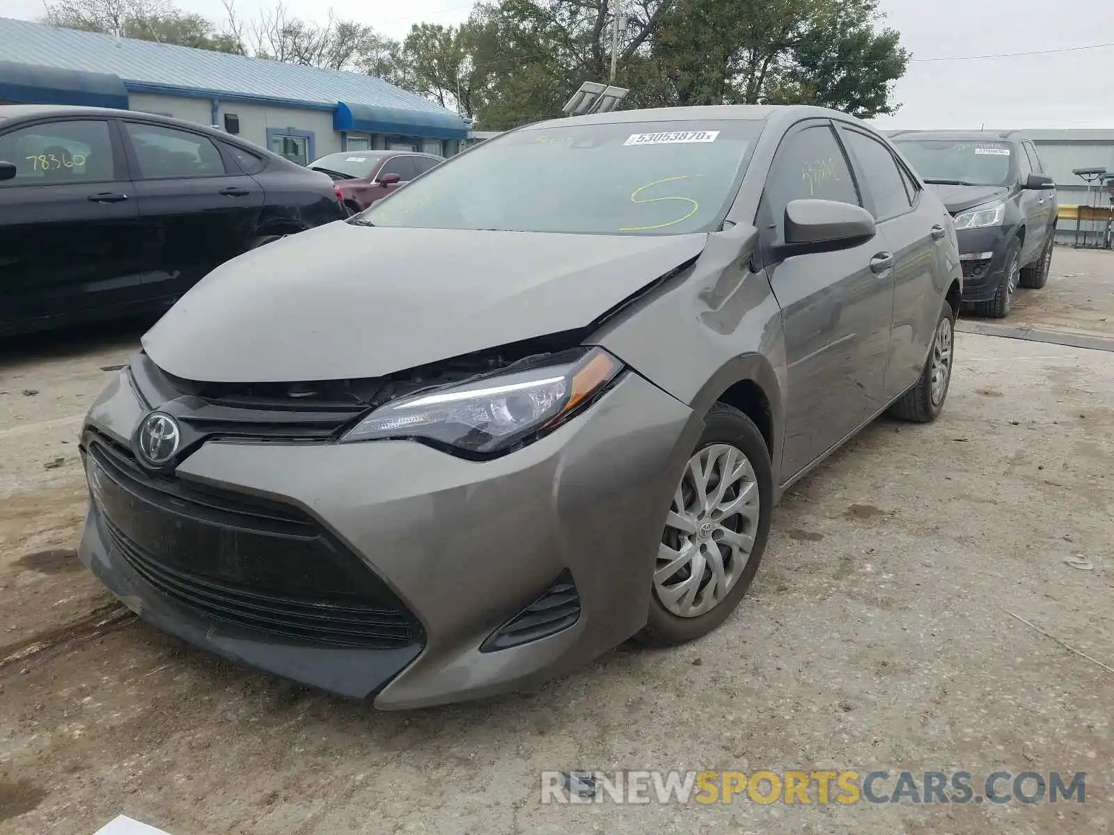 2 Photograph of a damaged car 5YFBURHE2KP909108 TOYOTA COROLLA 2019