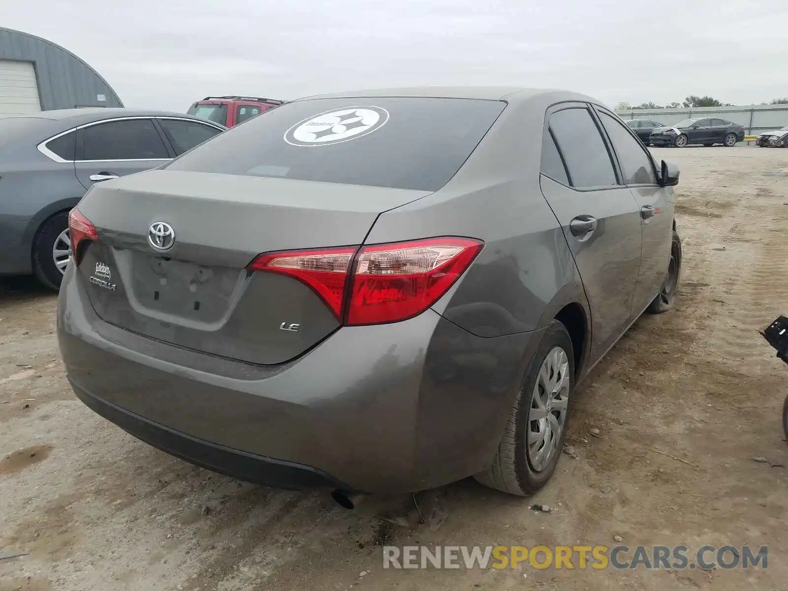 4 Photograph of a damaged car 5YFBURHE2KP909108 TOYOTA COROLLA 2019