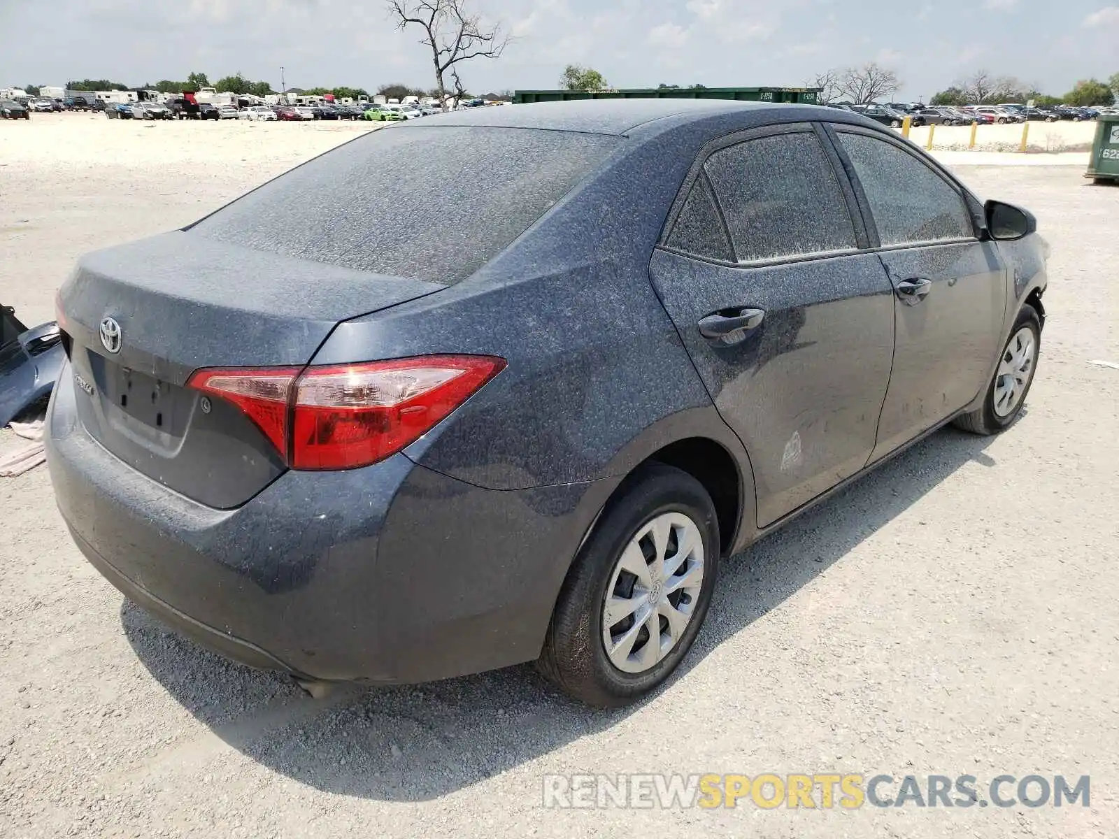 4 Photograph of a damaged car 5YFBURHE2KP909335 TOYOTA COROLLA 2019