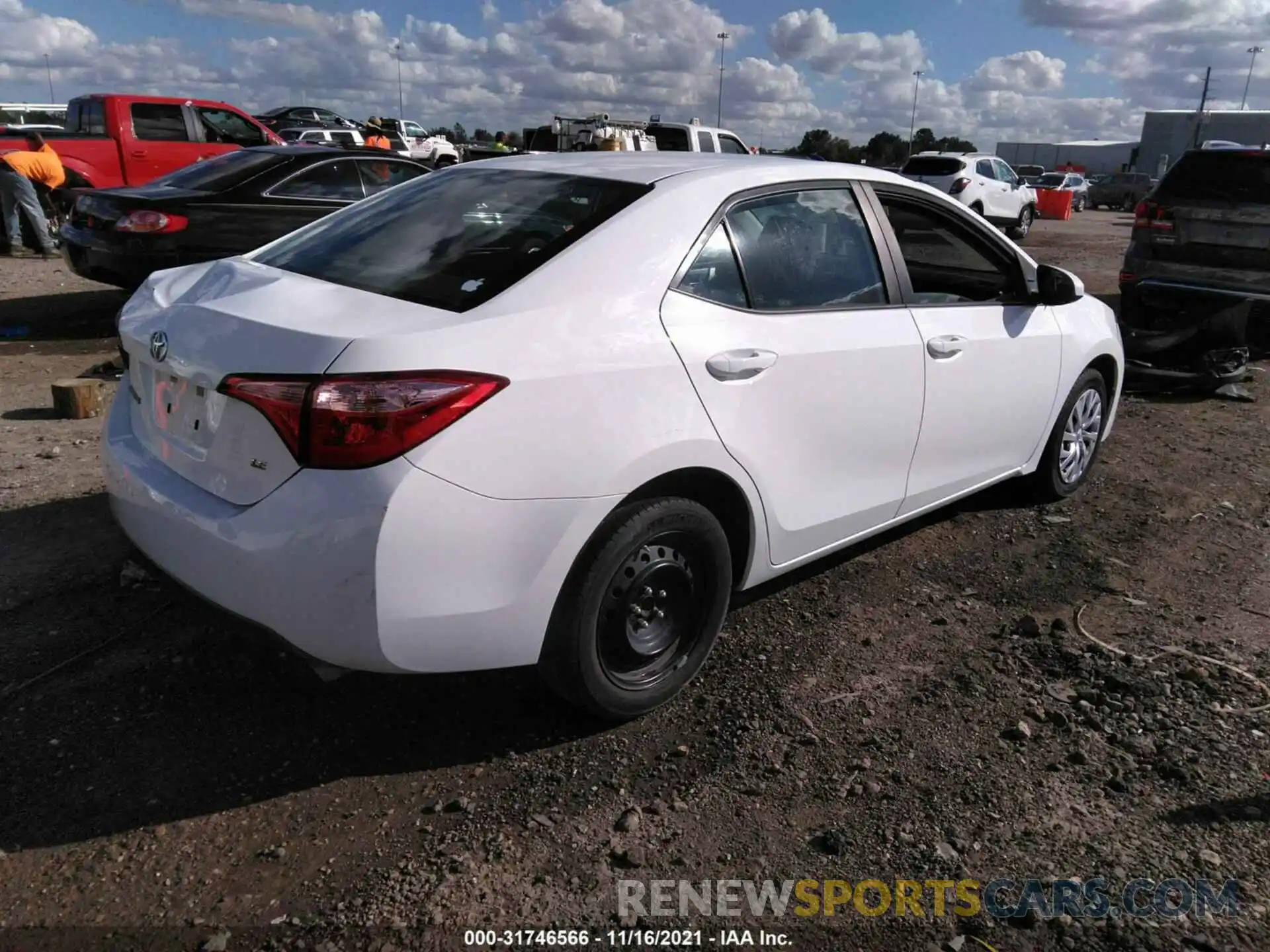 4 Photograph of a damaged car 5YFBURHE2KP909397 TOYOTA COROLLA 2019