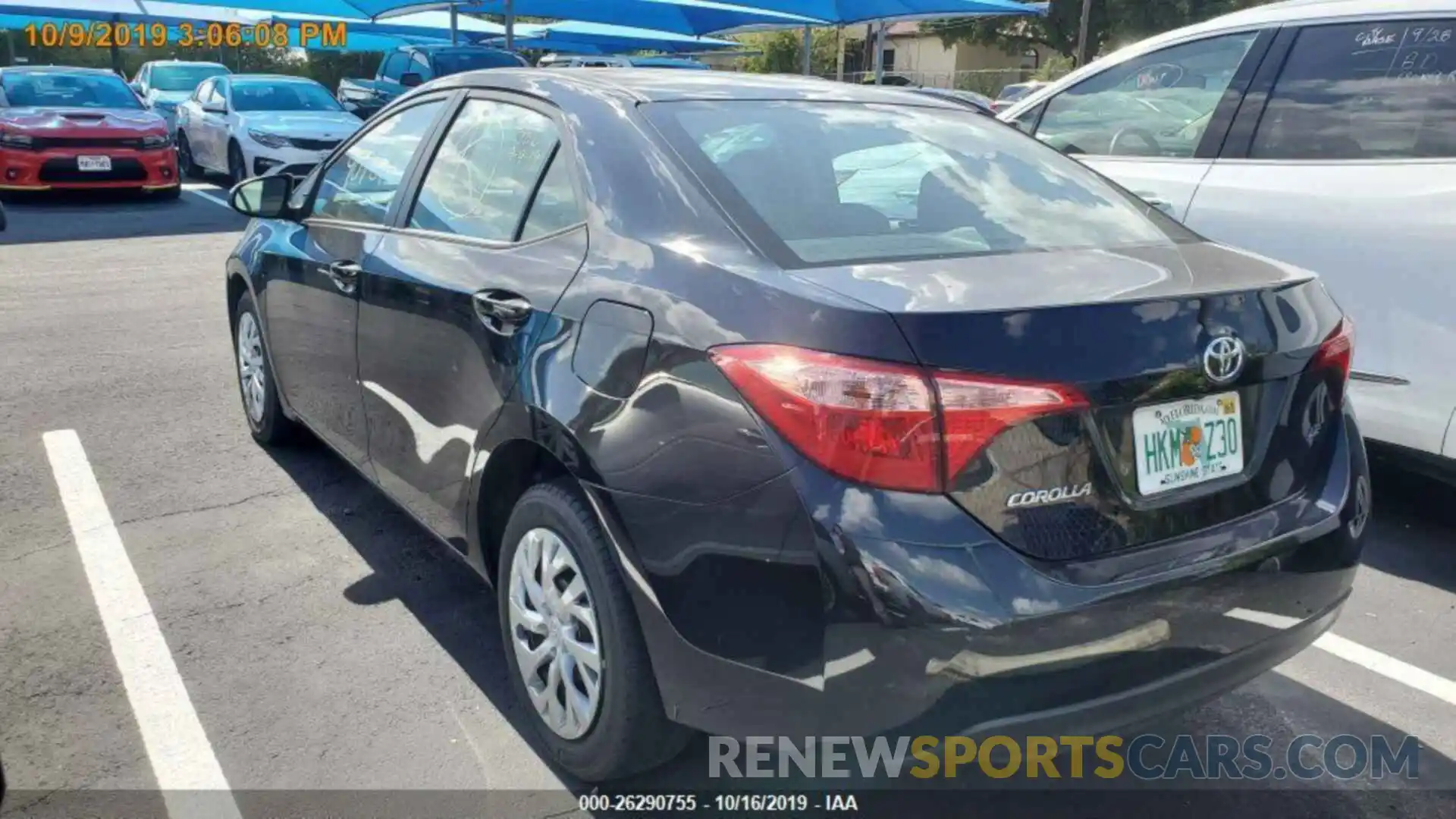 15 Photograph of a damaged car 5YFBURHE2KP909898 TOYOTA COROLLA 2019