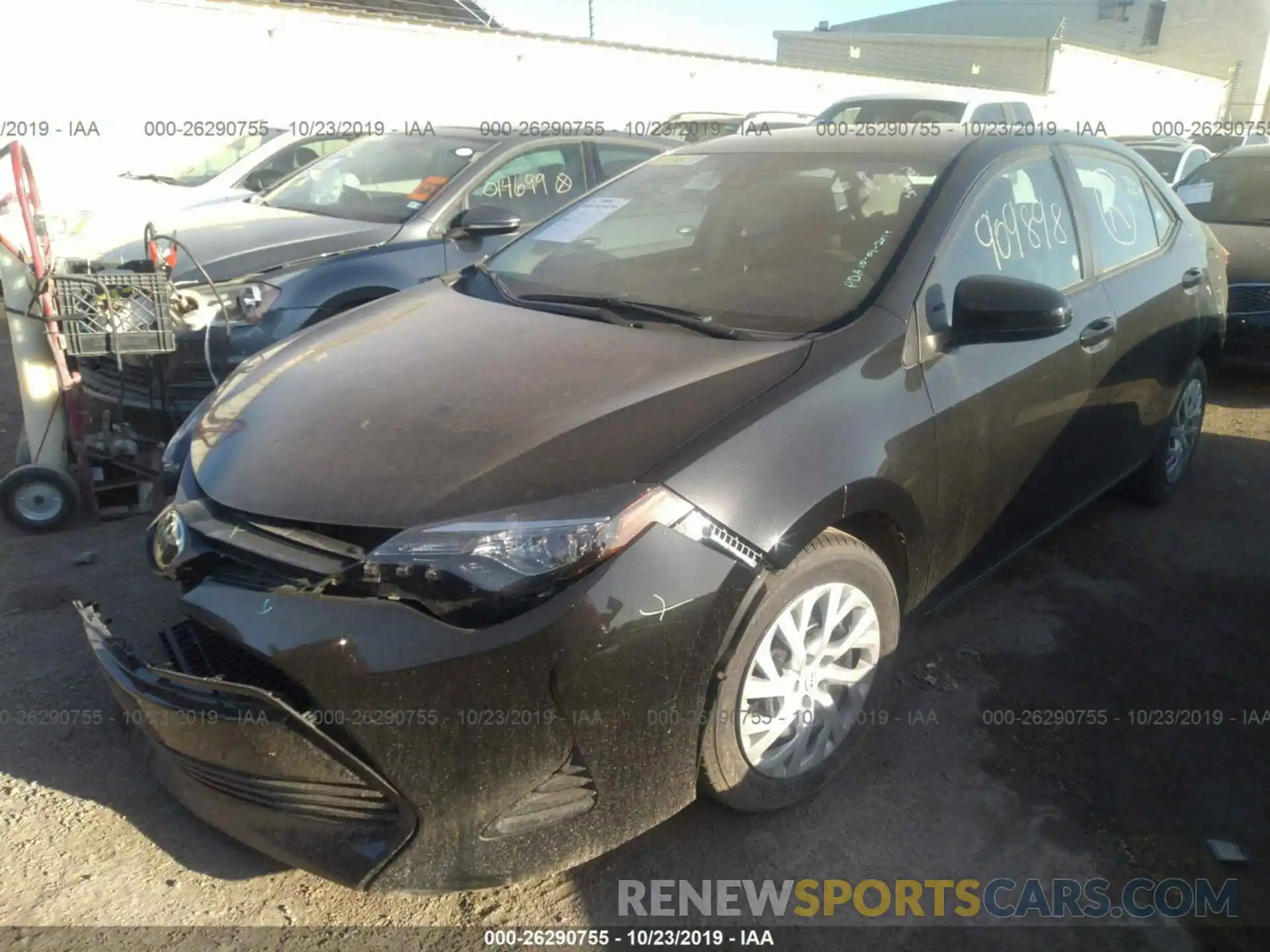 2 Photograph of a damaged car 5YFBURHE2KP909898 TOYOTA COROLLA 2019