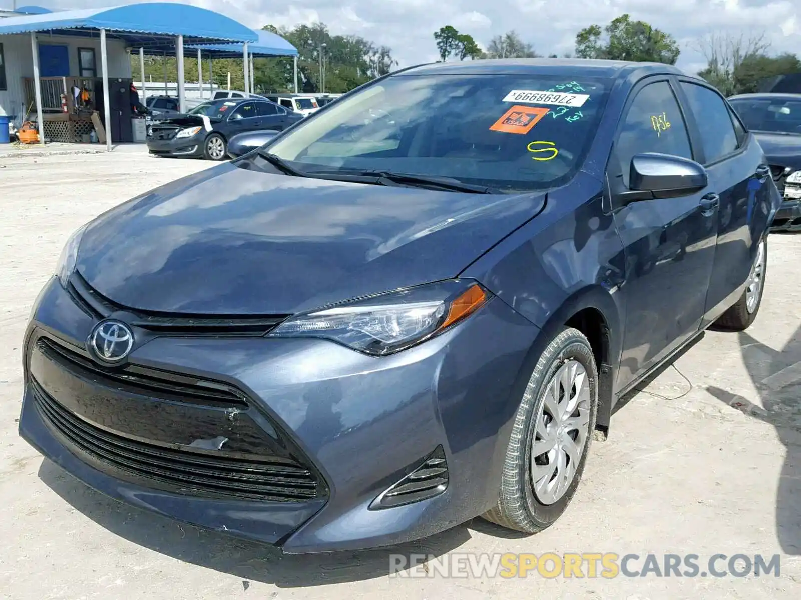 2 Photograph of a damaged car 5YFBURHE2KP910159 TOYOTA COROLLA 2019