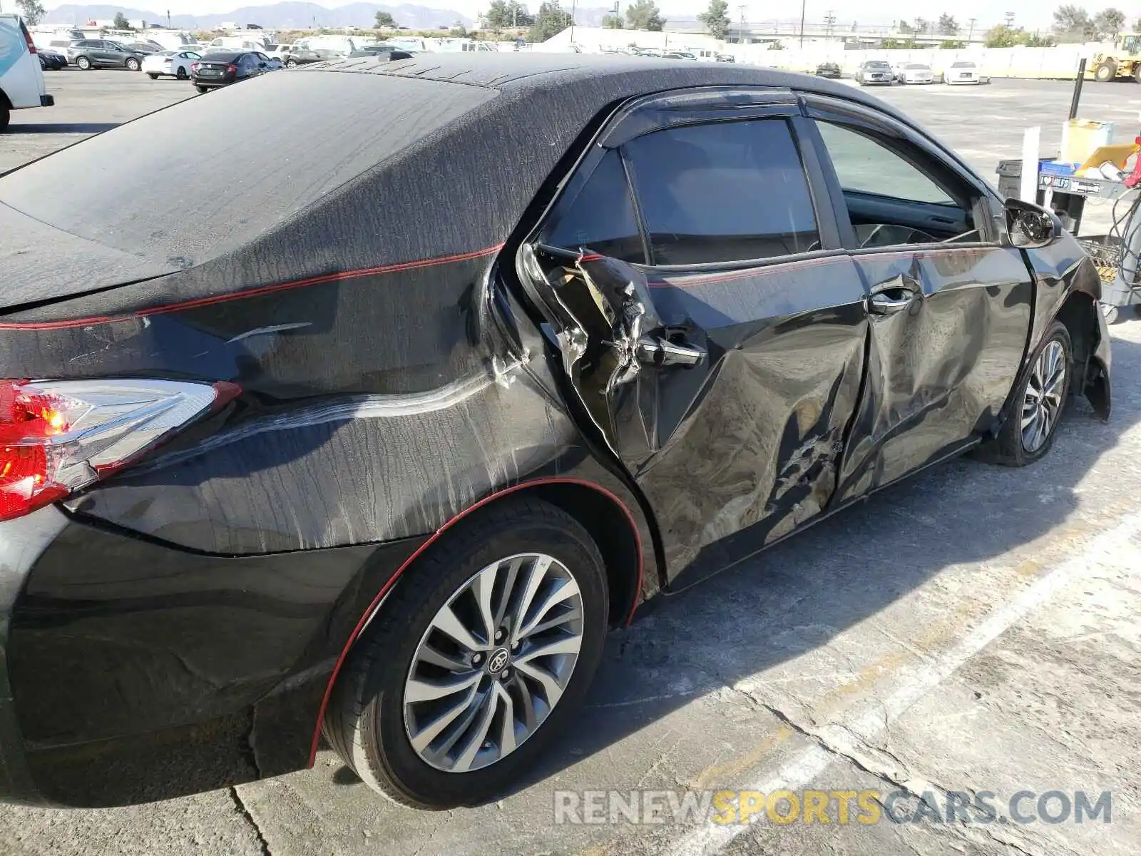 9 Photograph of a damaged car 5YFBURHE2KP910971 TOYOTA COROLLA 2019