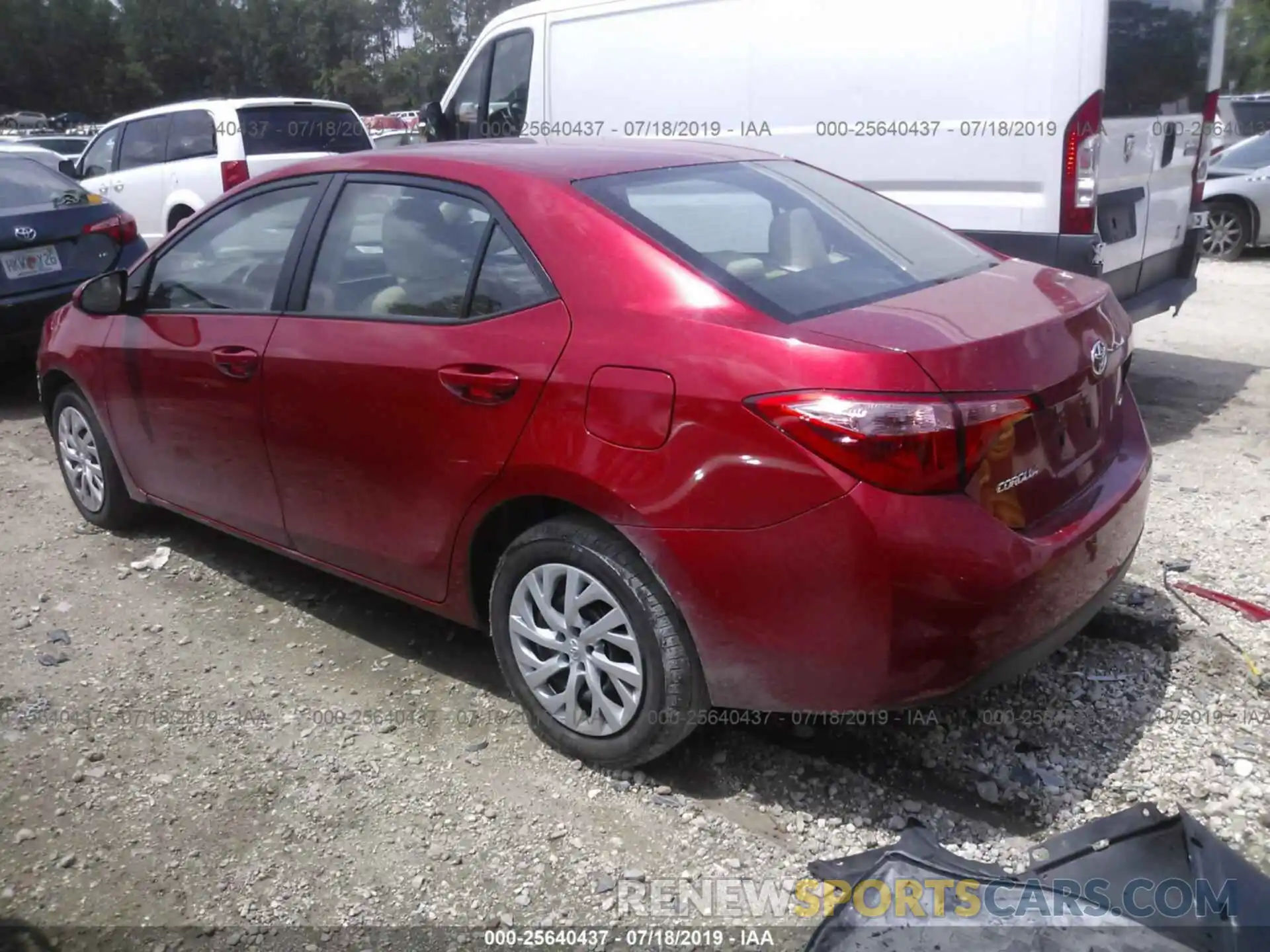 3 Photograph of a damaged car 5YFBURHE2KP911117 TOYOTA COROLLA 2019