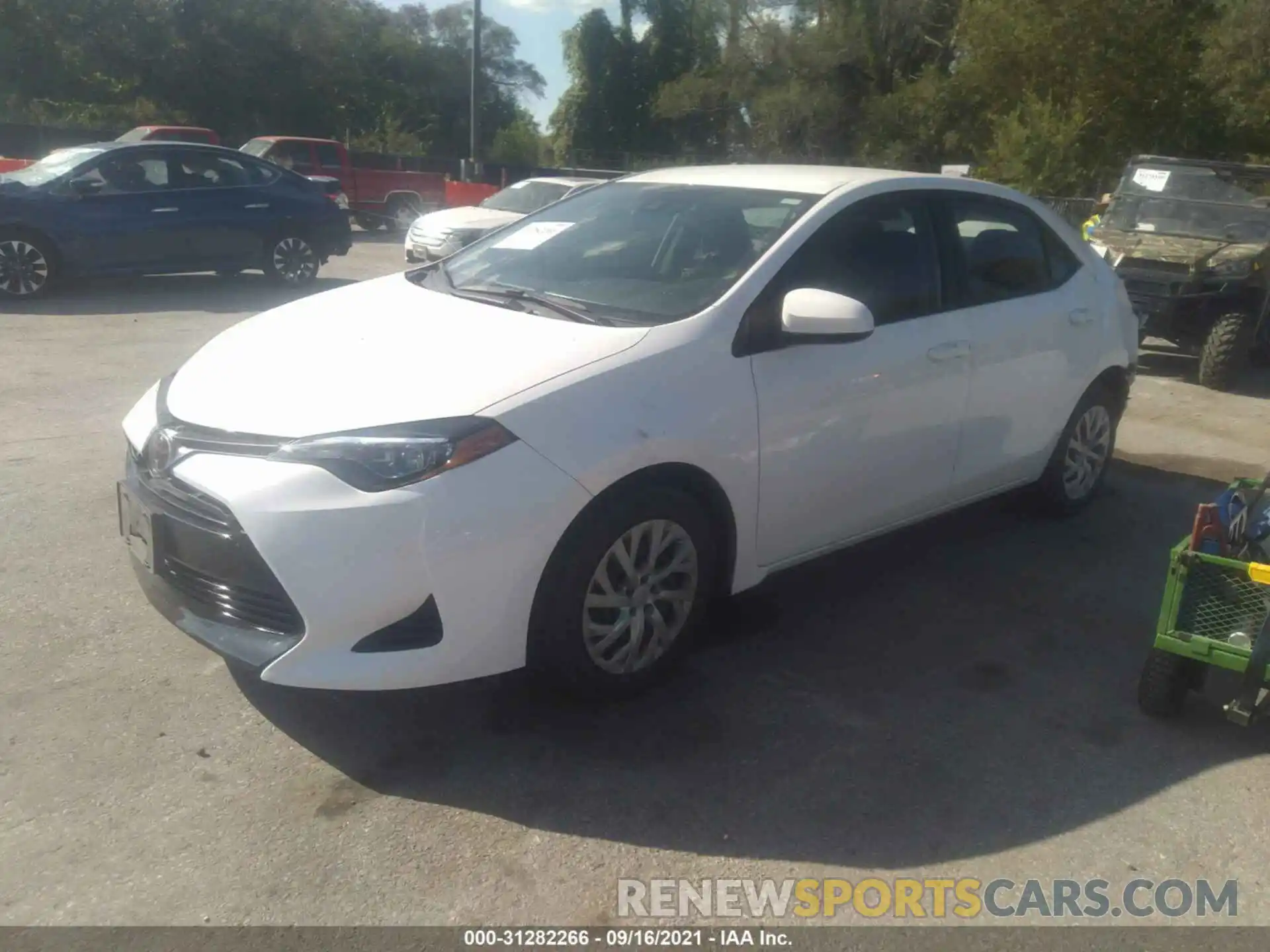 2 Photograph of a damaged car 5YFBURHE2KP911537 TOYOTA COROLLA 2019