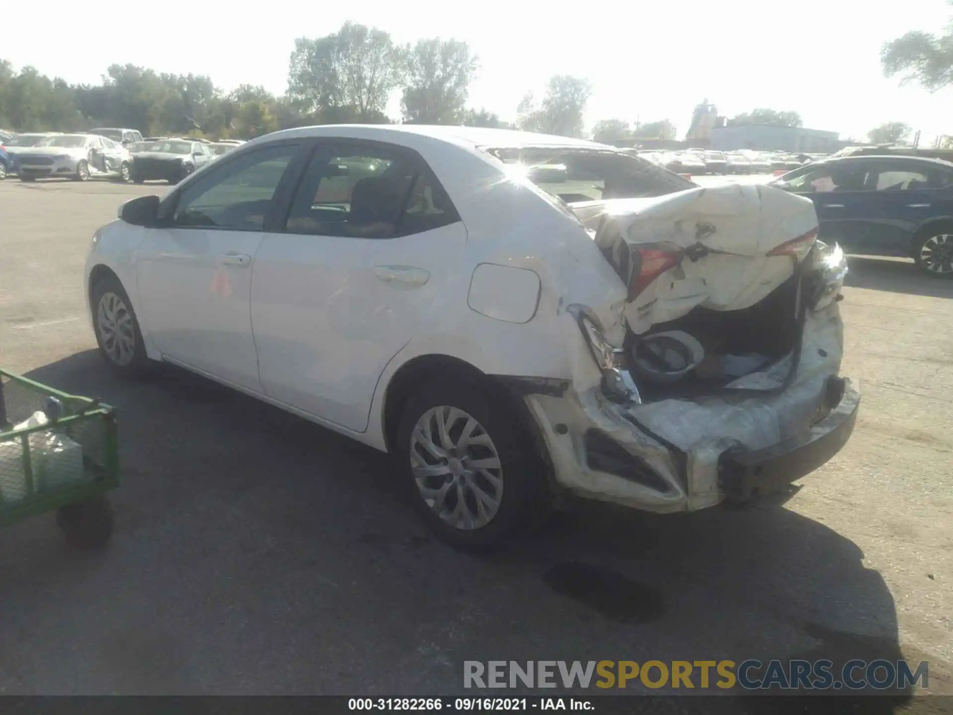 3 Photograph of a damaged car 5YFBURHE2KP911537 TOYOTA COROLLA 2019