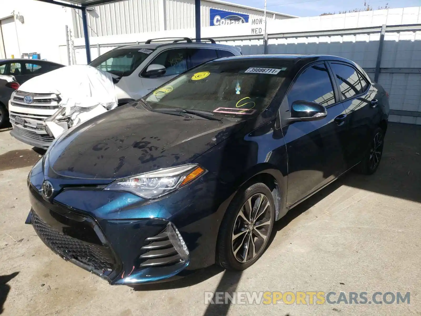 2 Photograph of a damaged car 5YFBURHE2KP912008 TOYOTA COROLLA 2019