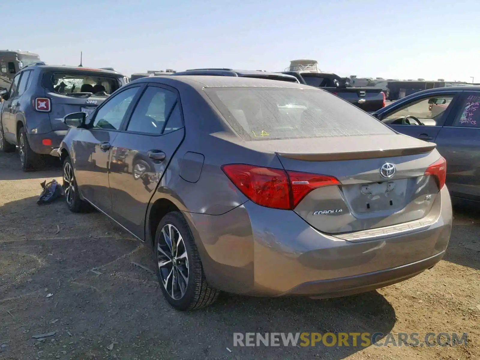 3 Photograph of a damaged car 5YFBURHE2KP912025 TOYOTA COROLLA 2019